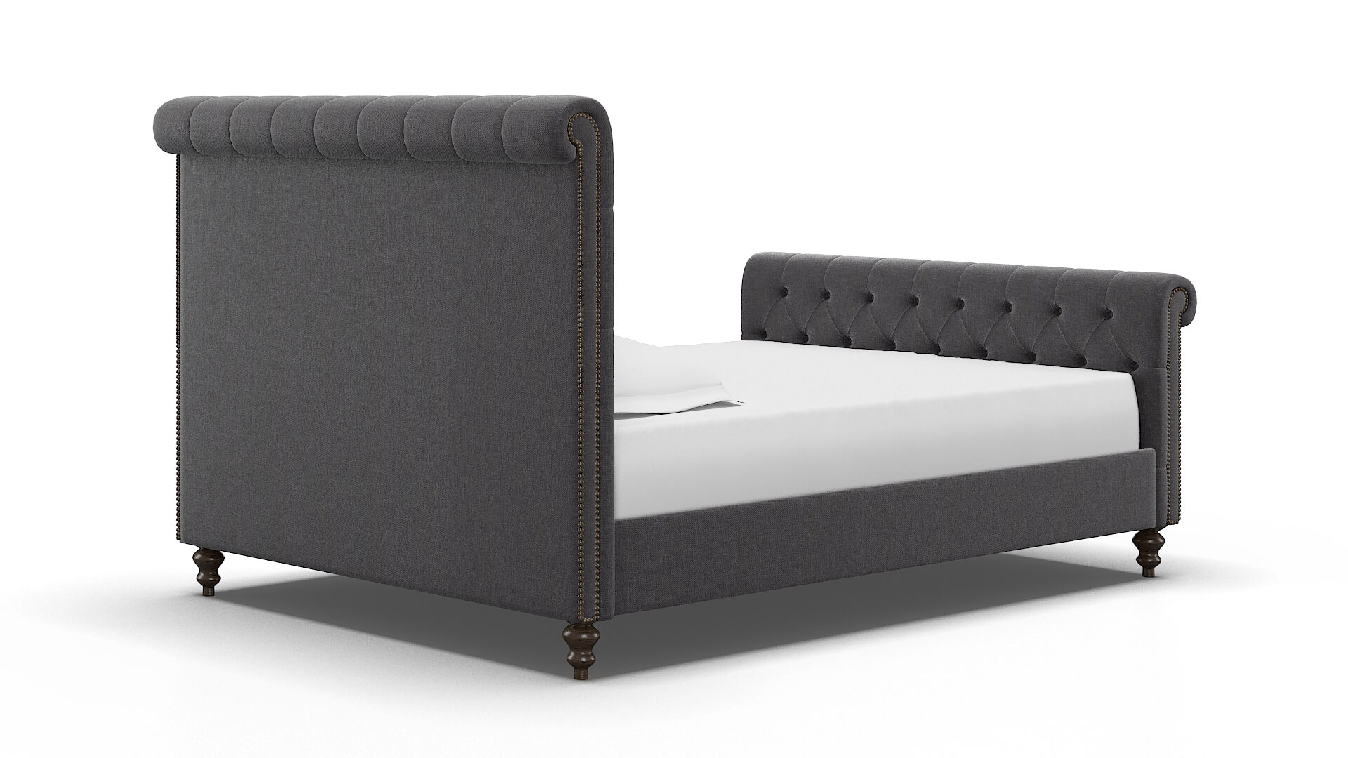 Kaila Venus Onyx Bed espresso legs 4