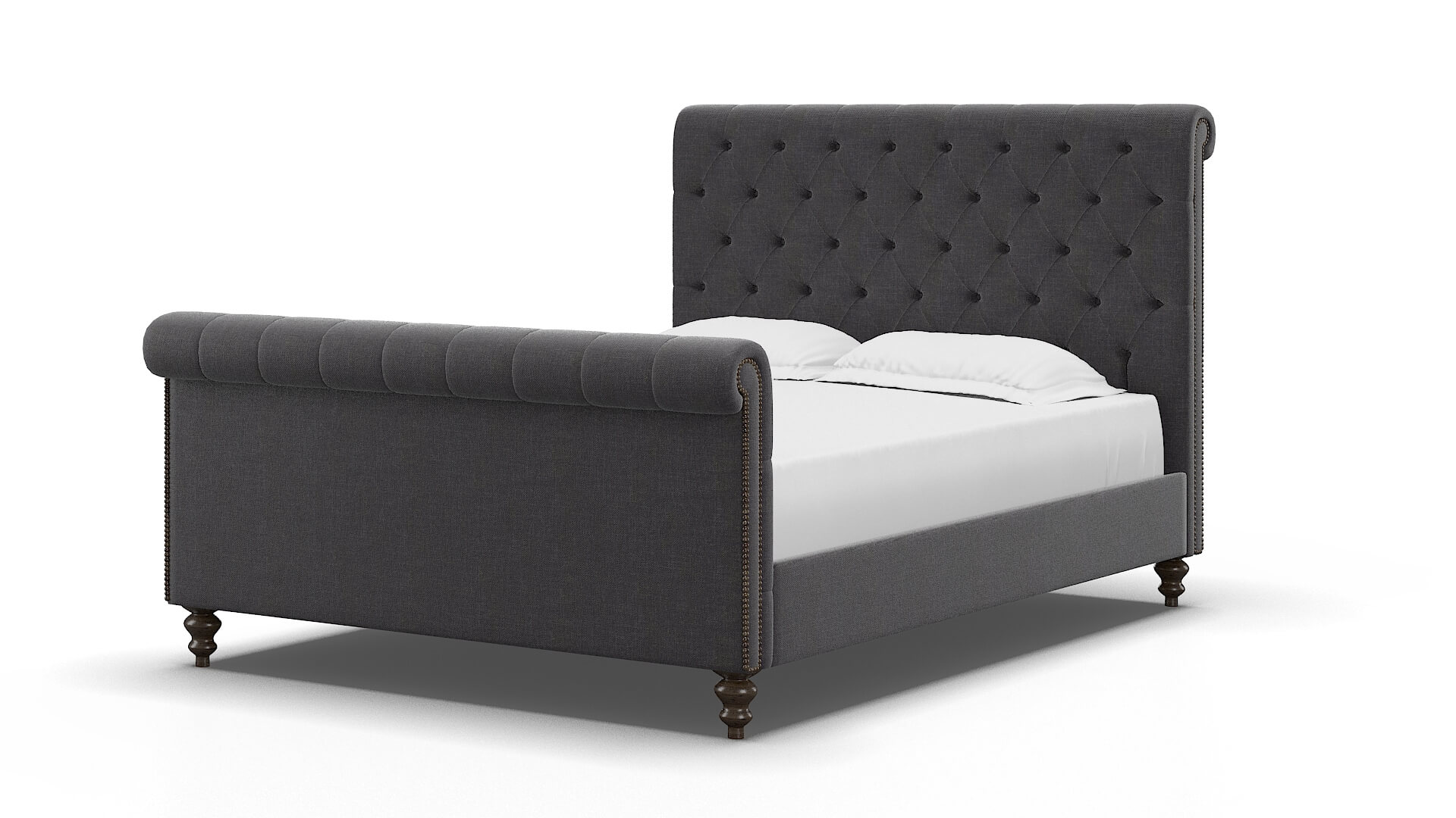 Kaila Venus Onyx Bed espresso legs 5