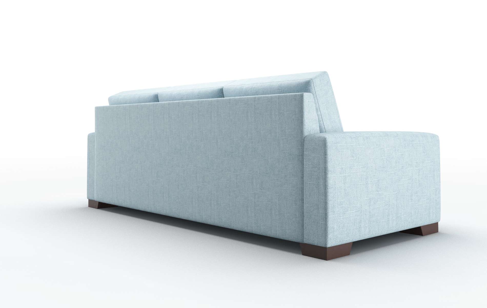 London Atlas Turquoise Sofa espresso legs 5