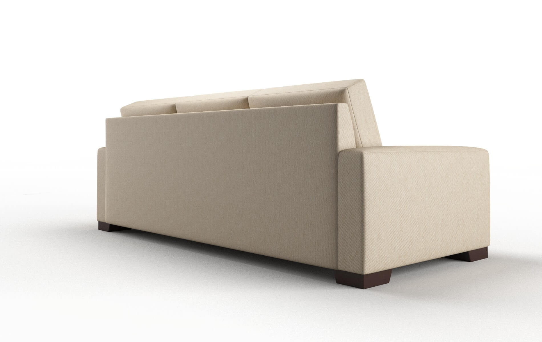 London Avenger Burlap Sofa espresso legs 5