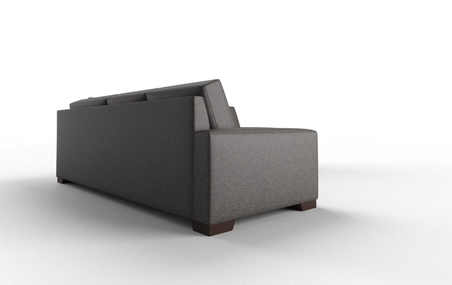 London Avenger Denim Sectional espresso legs 3