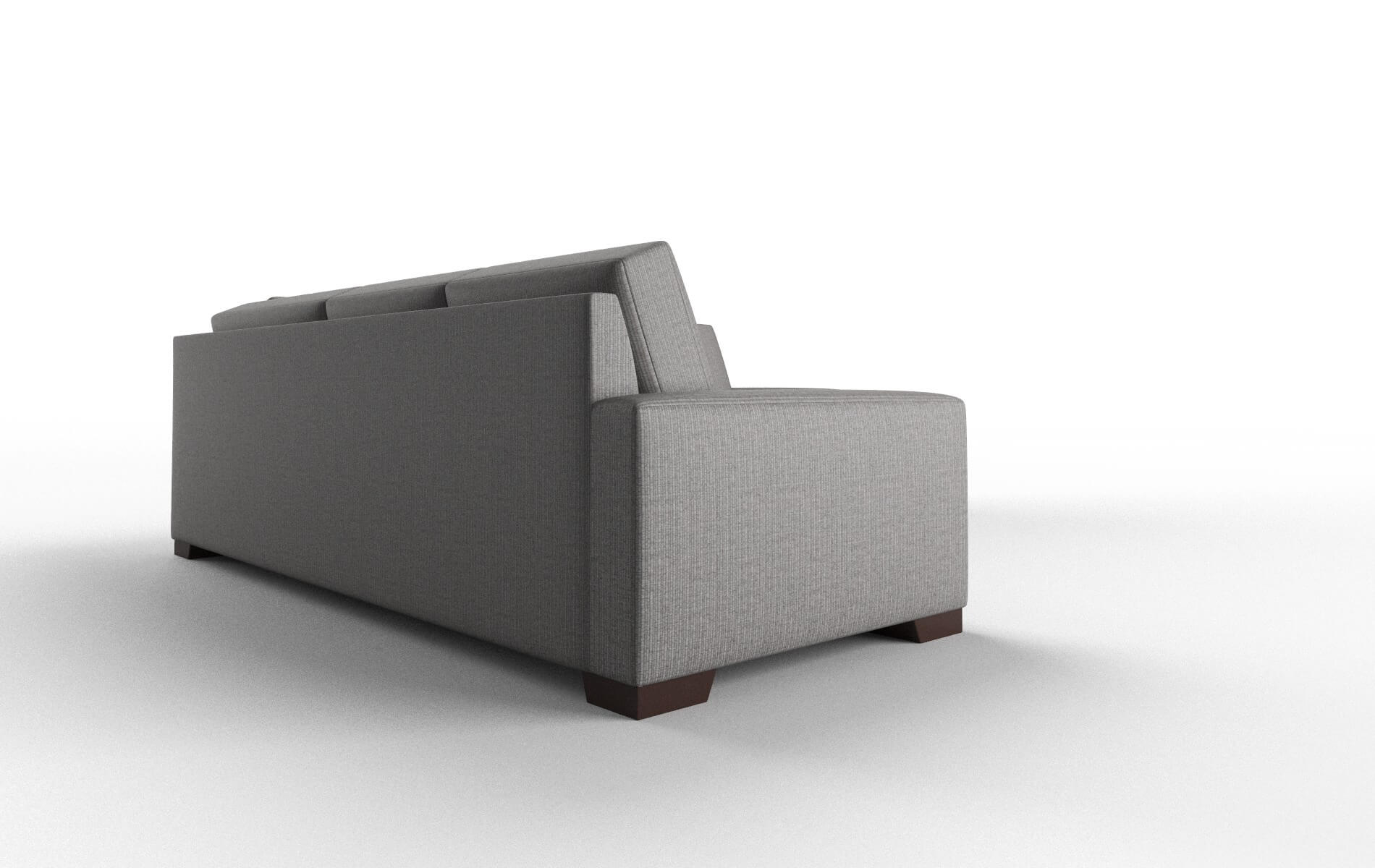 London Avenger Zinc Sectional espresso legs 3