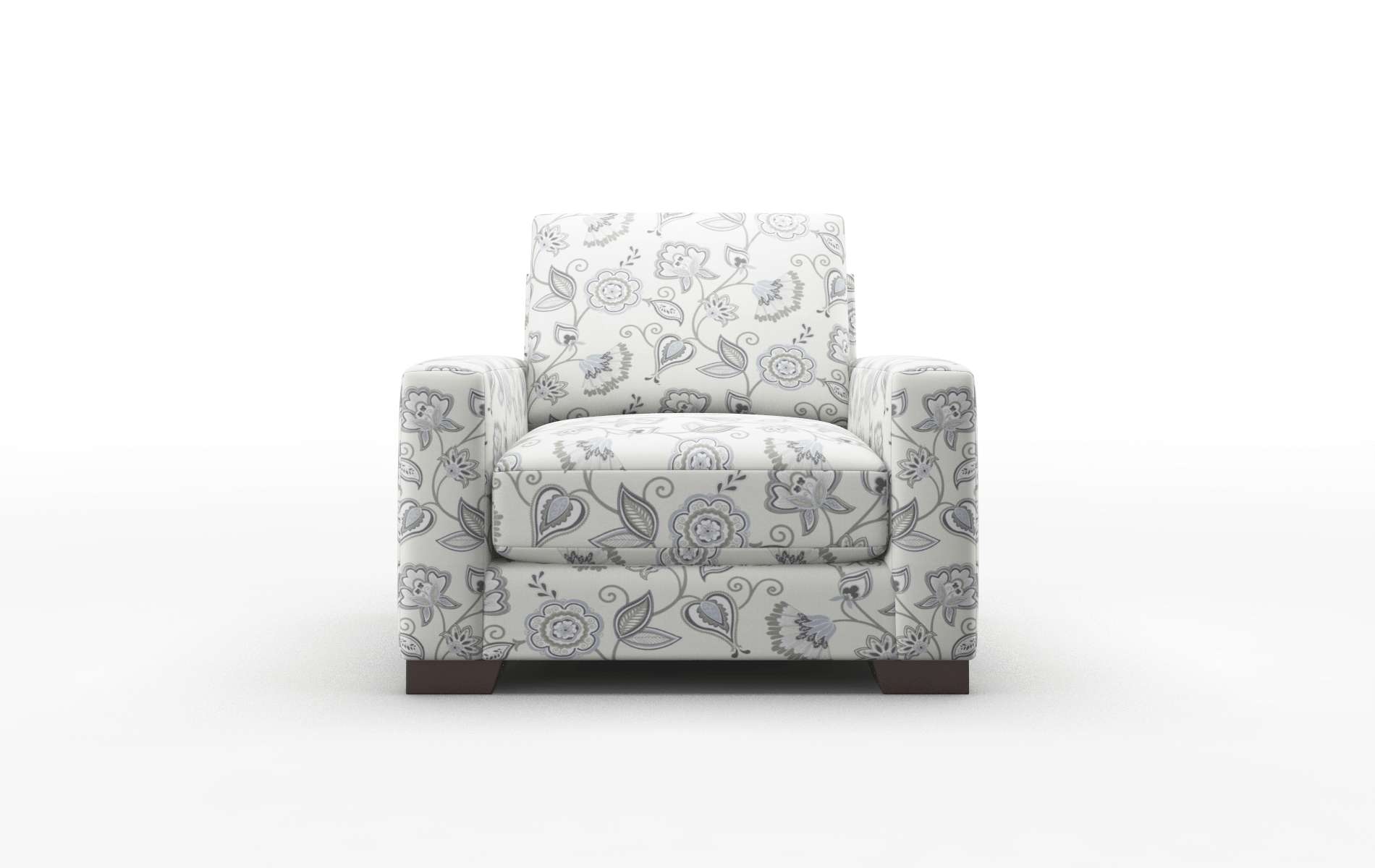 London Avignon sky Chair Espresso Legs  1