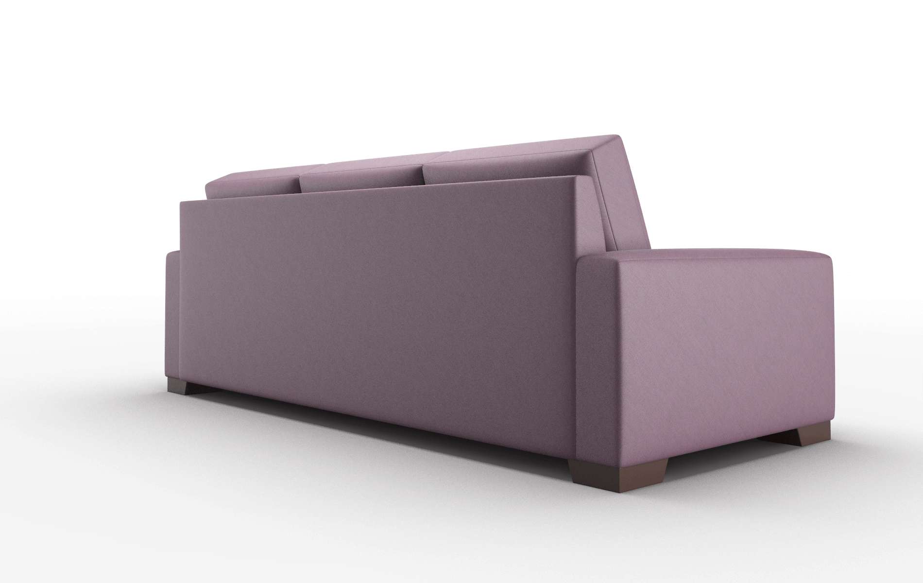 London Bella Aubergine Sofa espresso legs 5