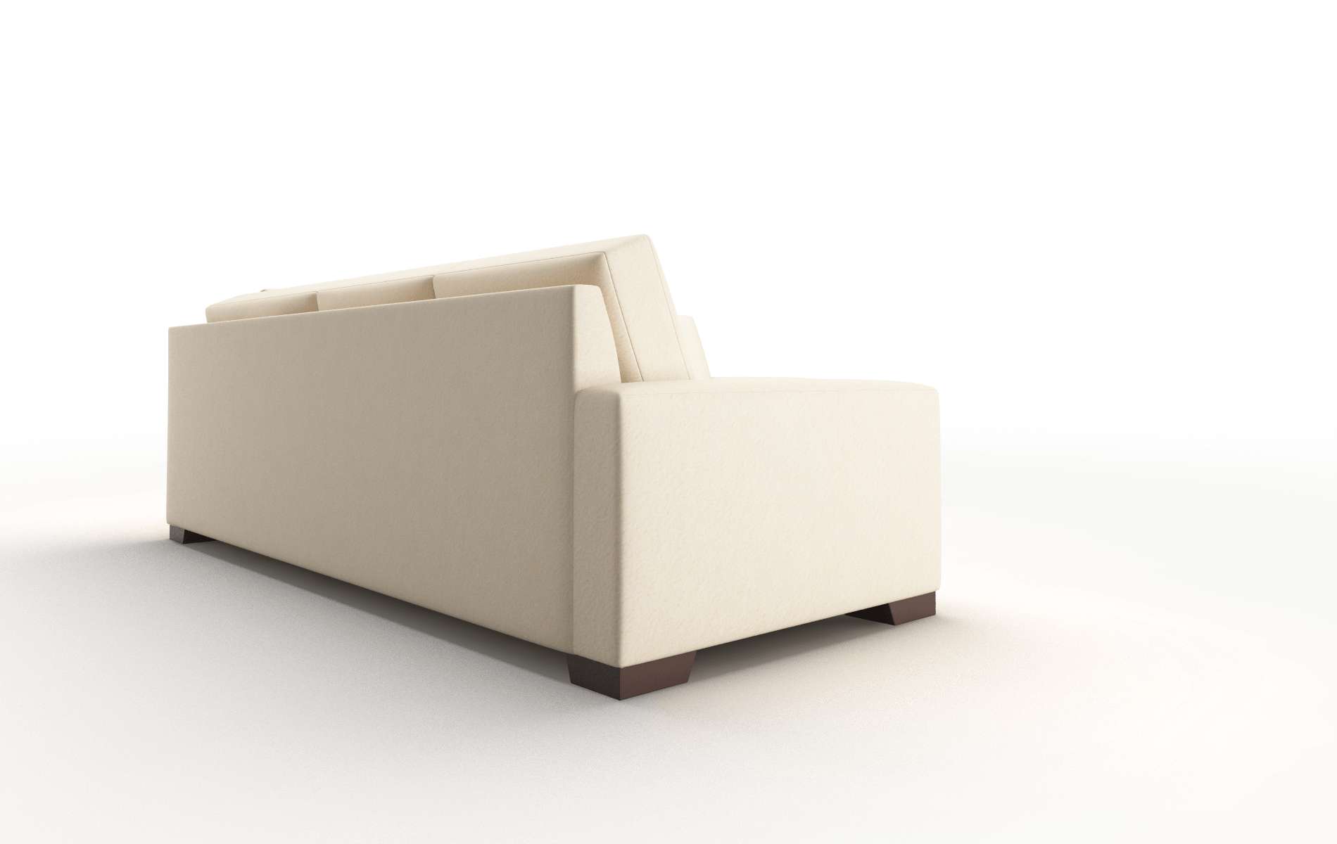 London Bella Buckwheat Sectional espresso legs 3