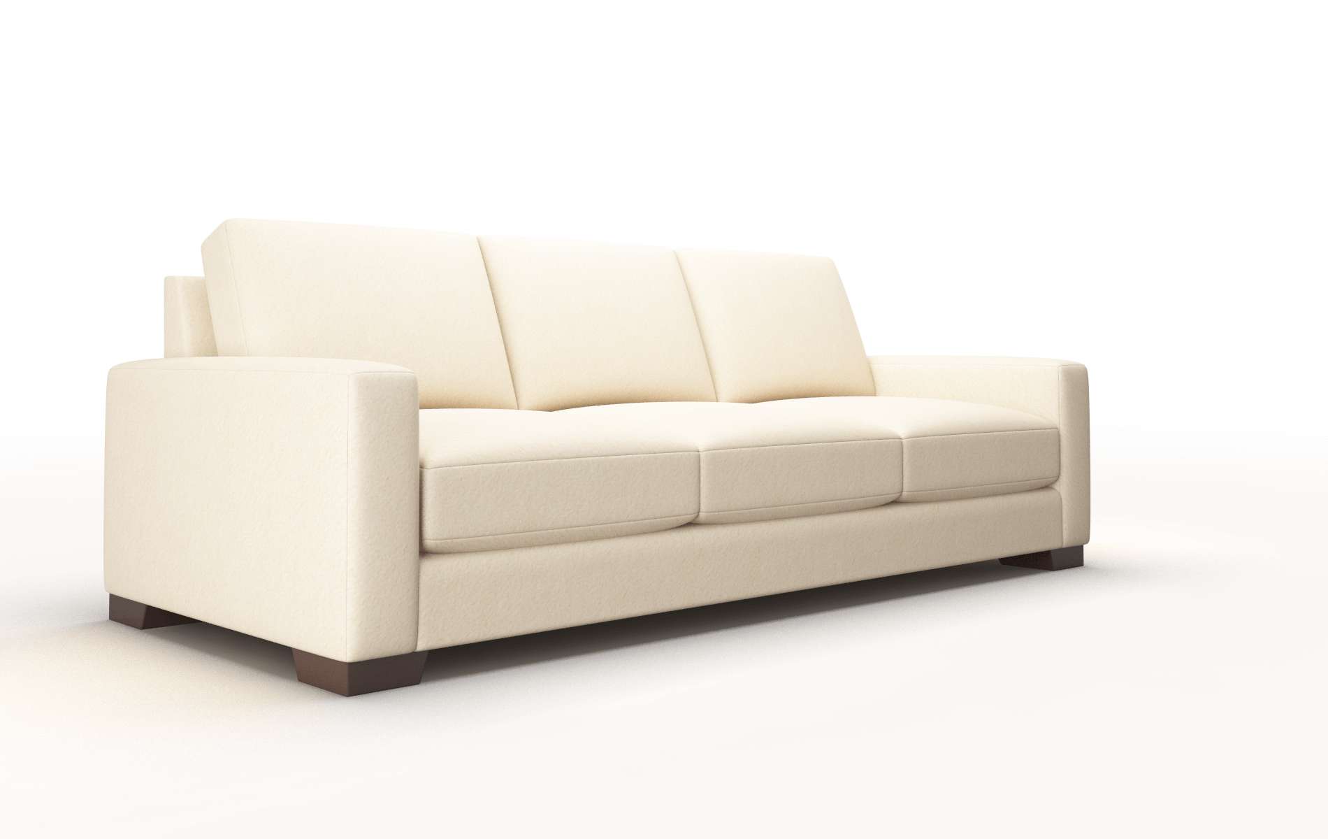 London Bella Buckwheat Sofa espresso legs 2
