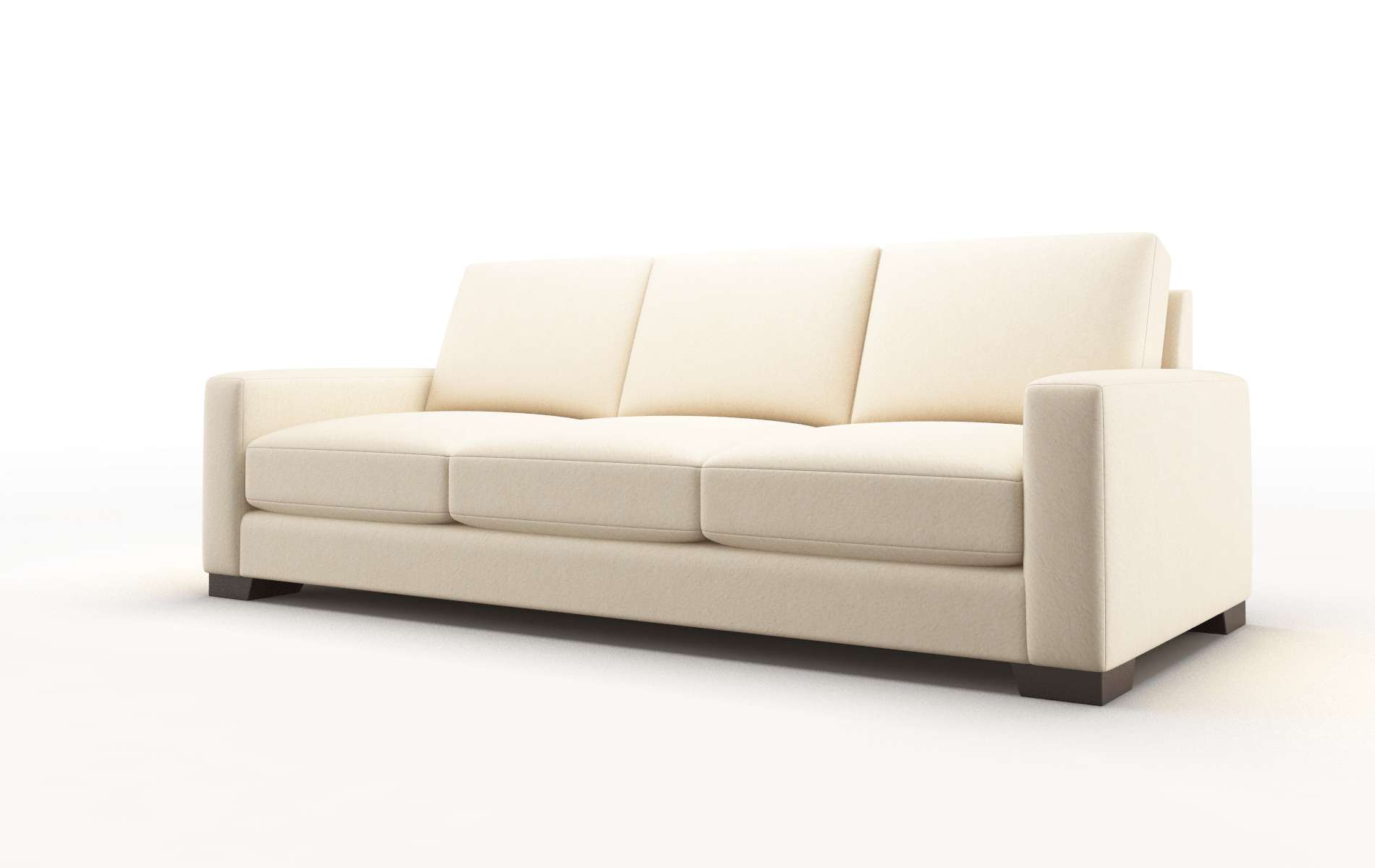 London Bella Buckwheat Sofa espresso legs 4