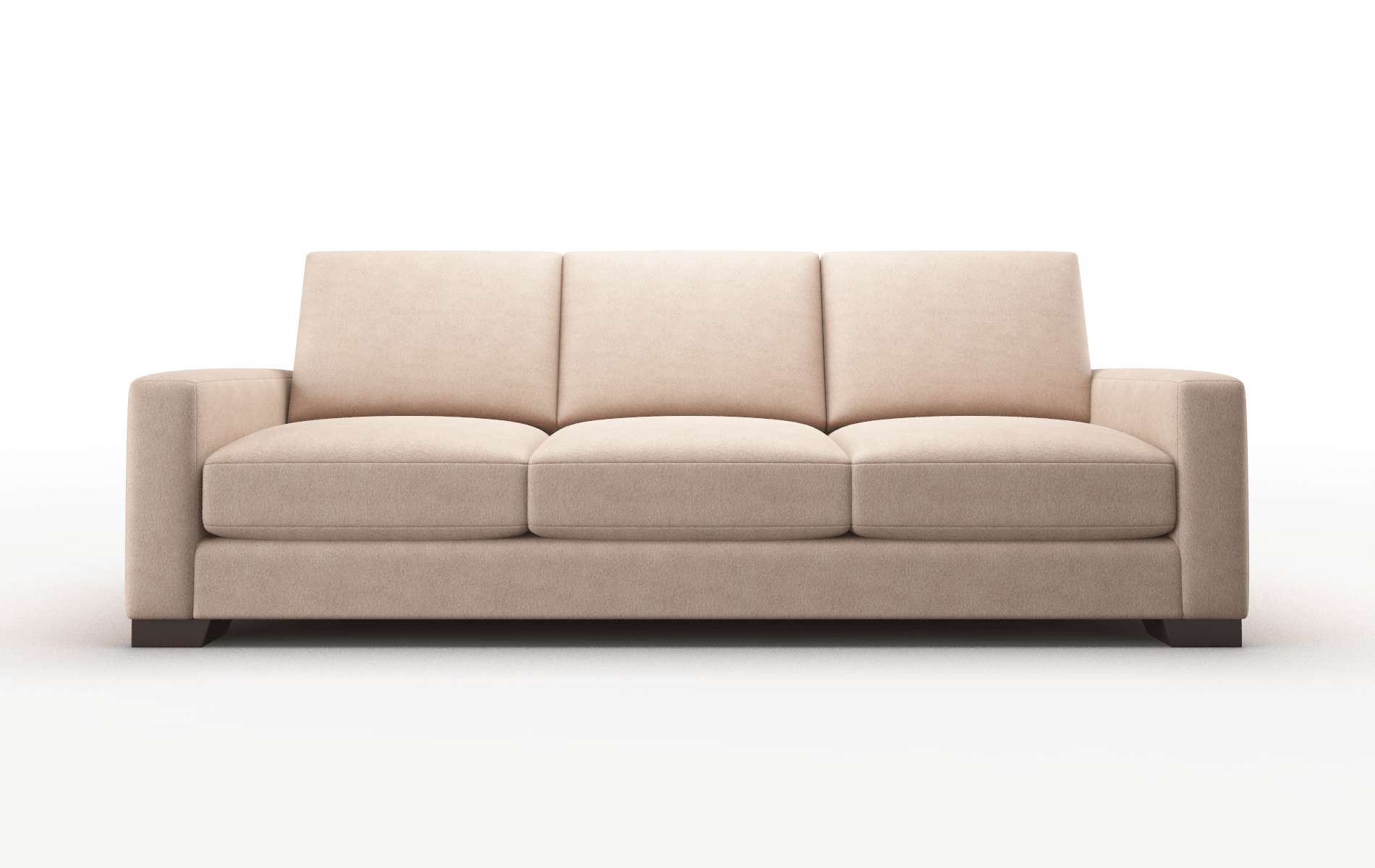 London Bella Cocoa Sofa espresso legs 1