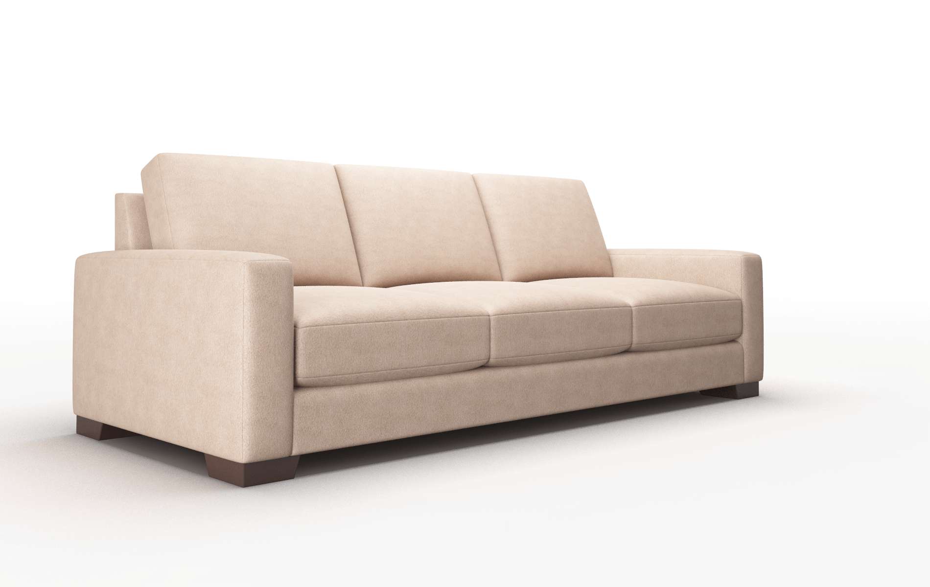 London Bella Cocoa Sofa espresso legs 2