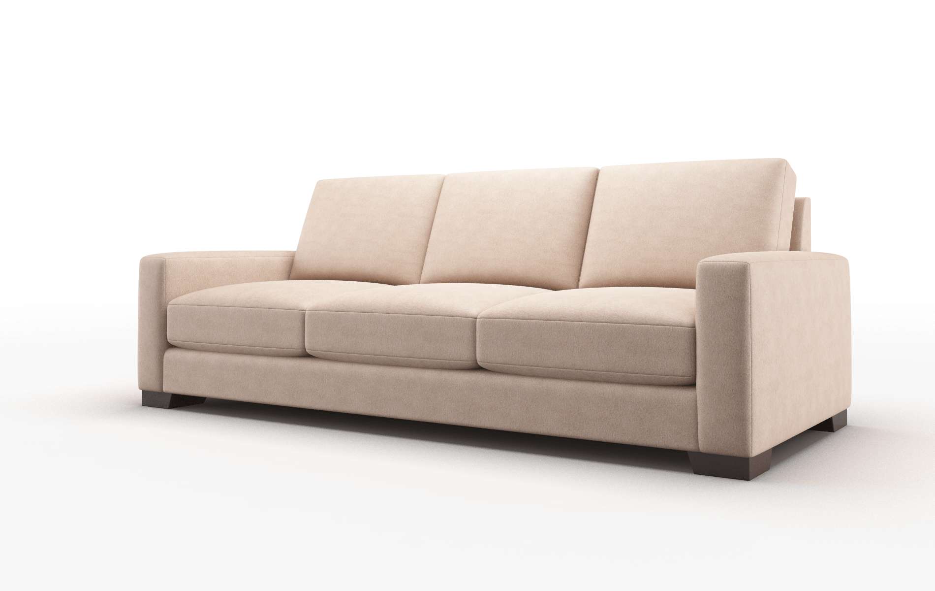 London Bella Cocoa Sofa espresso legs 4