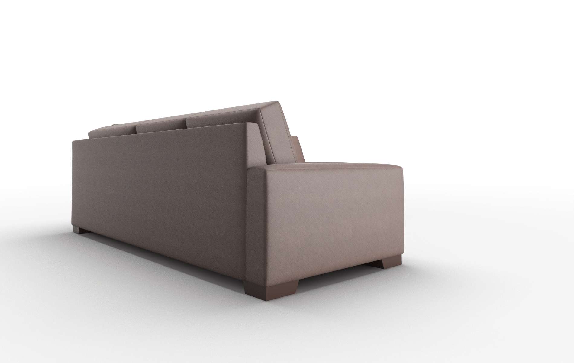 London Bella Espresso Sectional espresso legs 3