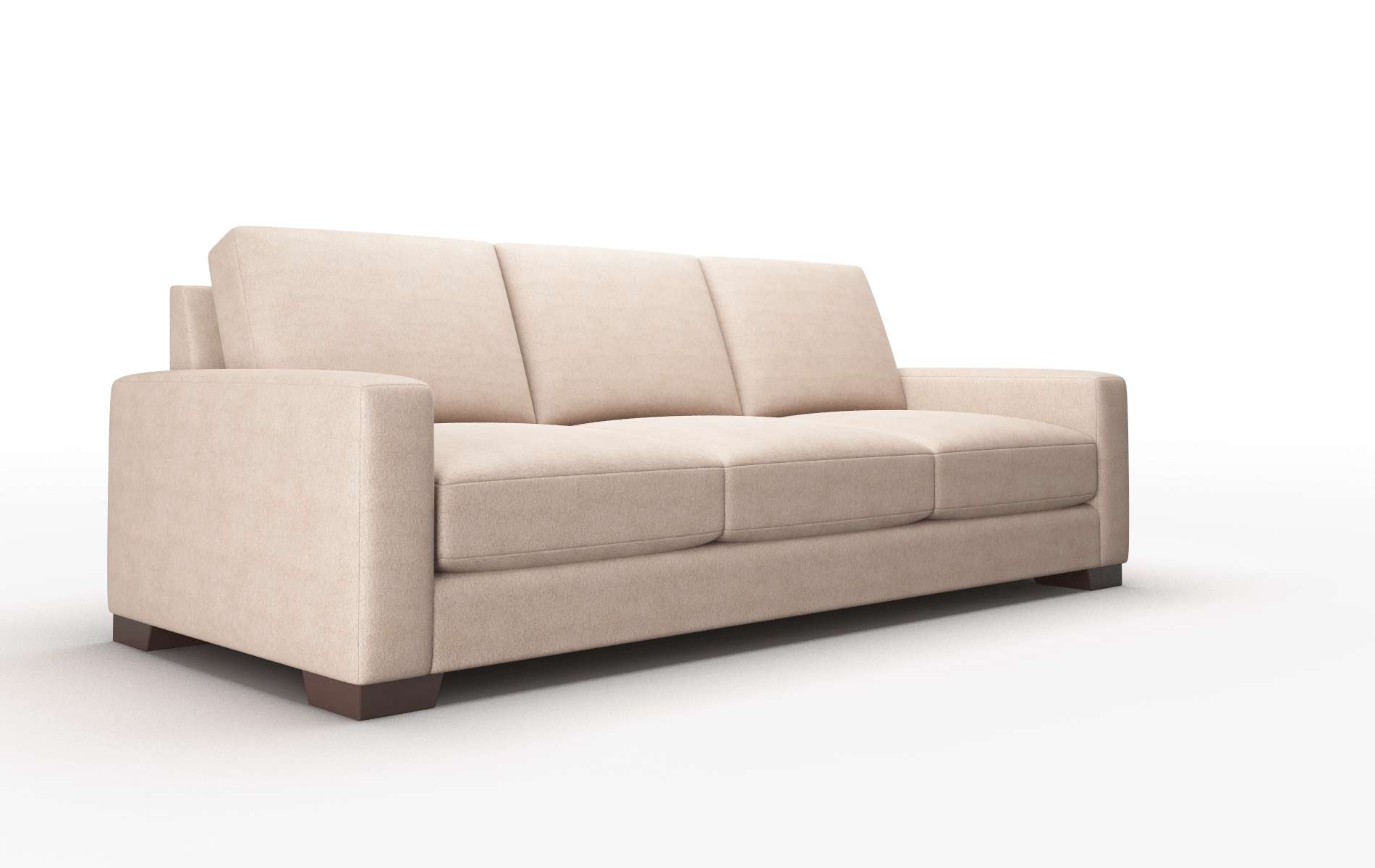London Bella Pewter Sofa espresso legs 2
