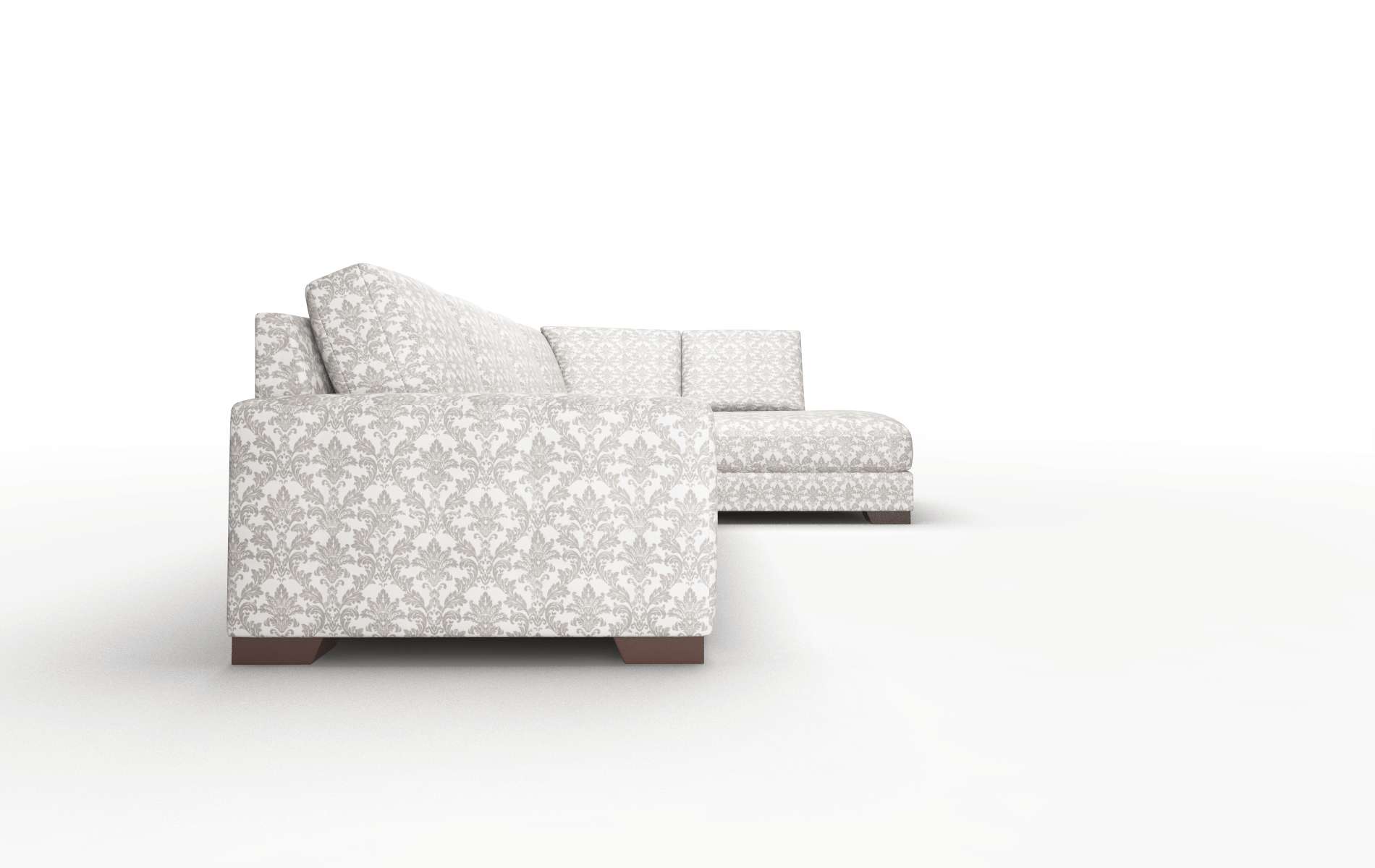 London Bergamo Dove Panel espresso legs 3