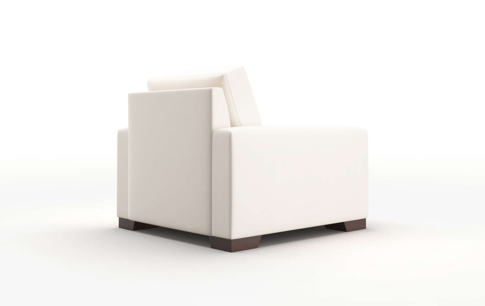 London Blanche Milky Chair espresso legs 5