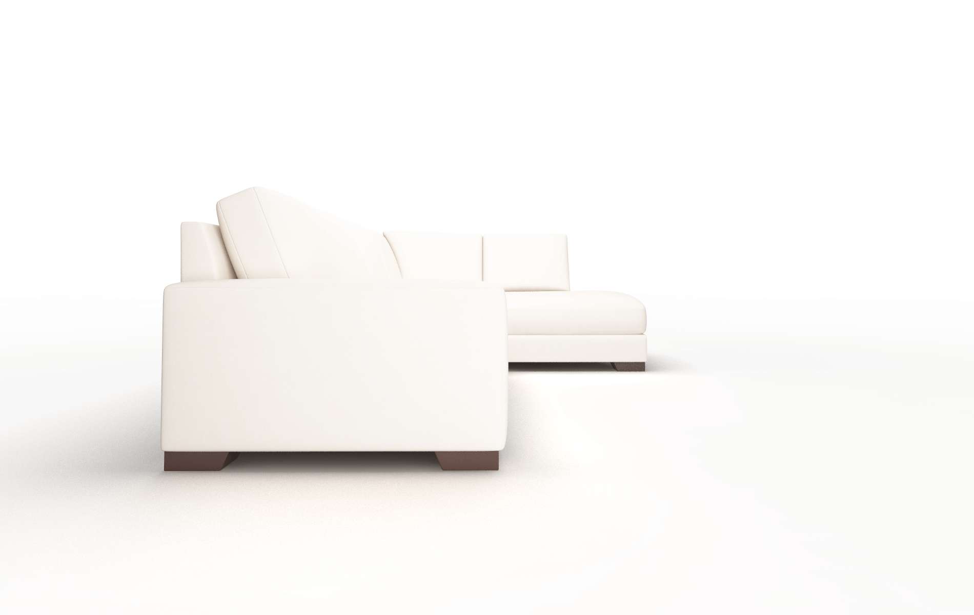 London Blanche Milky Panel espresso legs 3