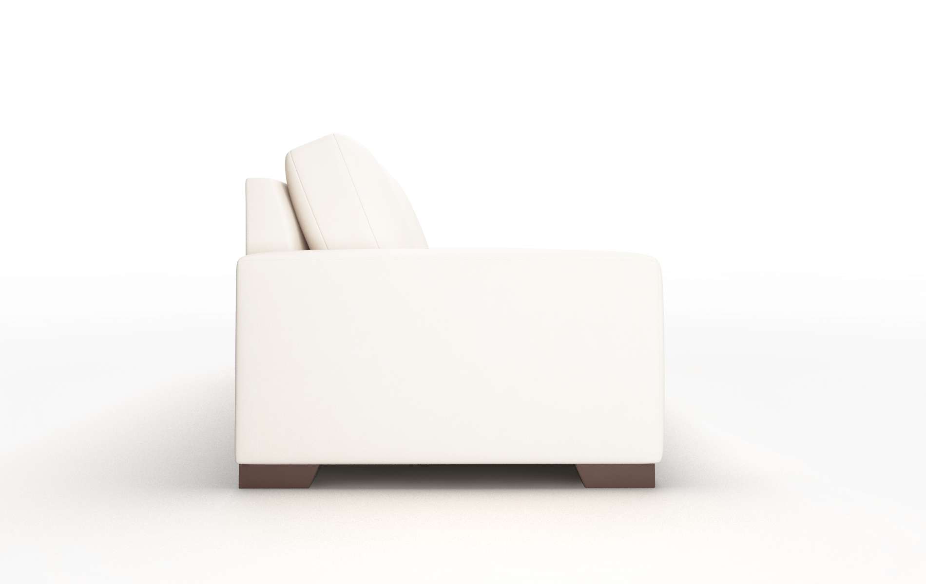 London Blanche Milky Sofa espresso legs 3
