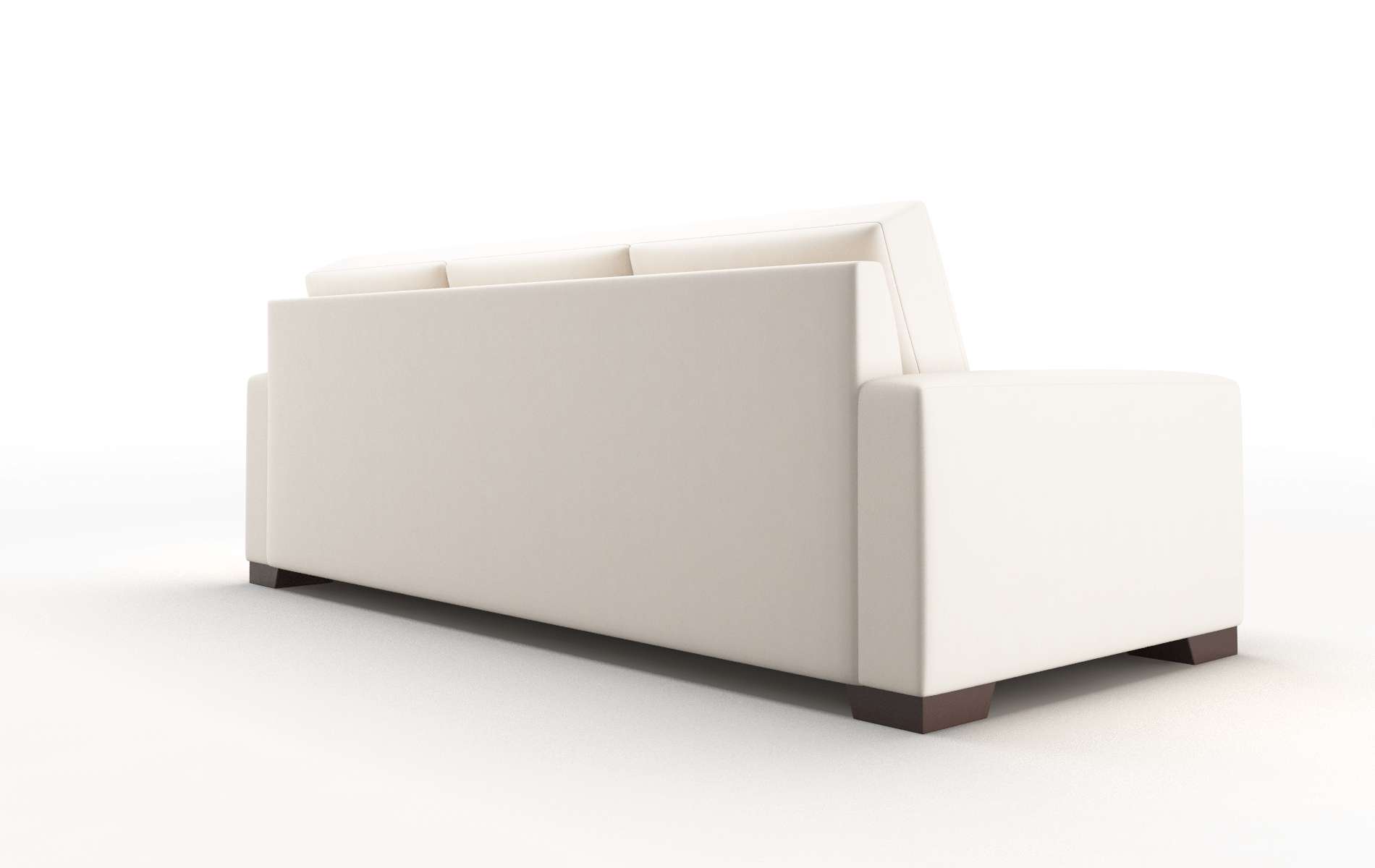 London Blanche Milky Sofa espresso legs 5