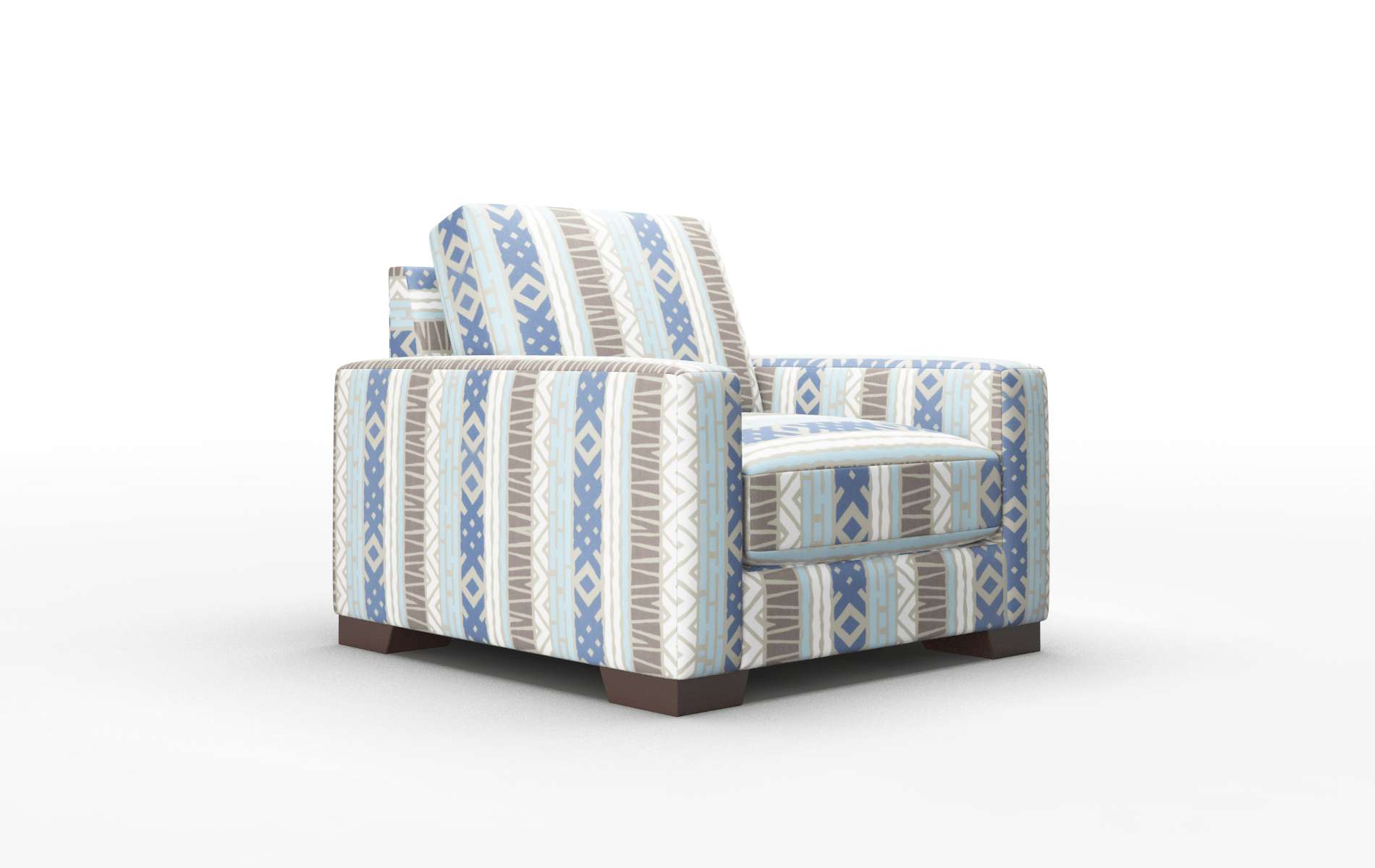 London Bodhi Indigo Chair espresso legs 2