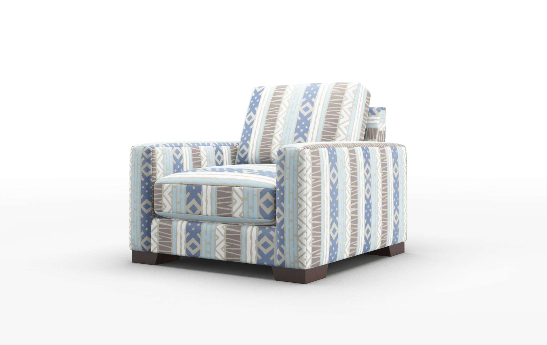 London Bodhi Indigo Chair espresso legs 4