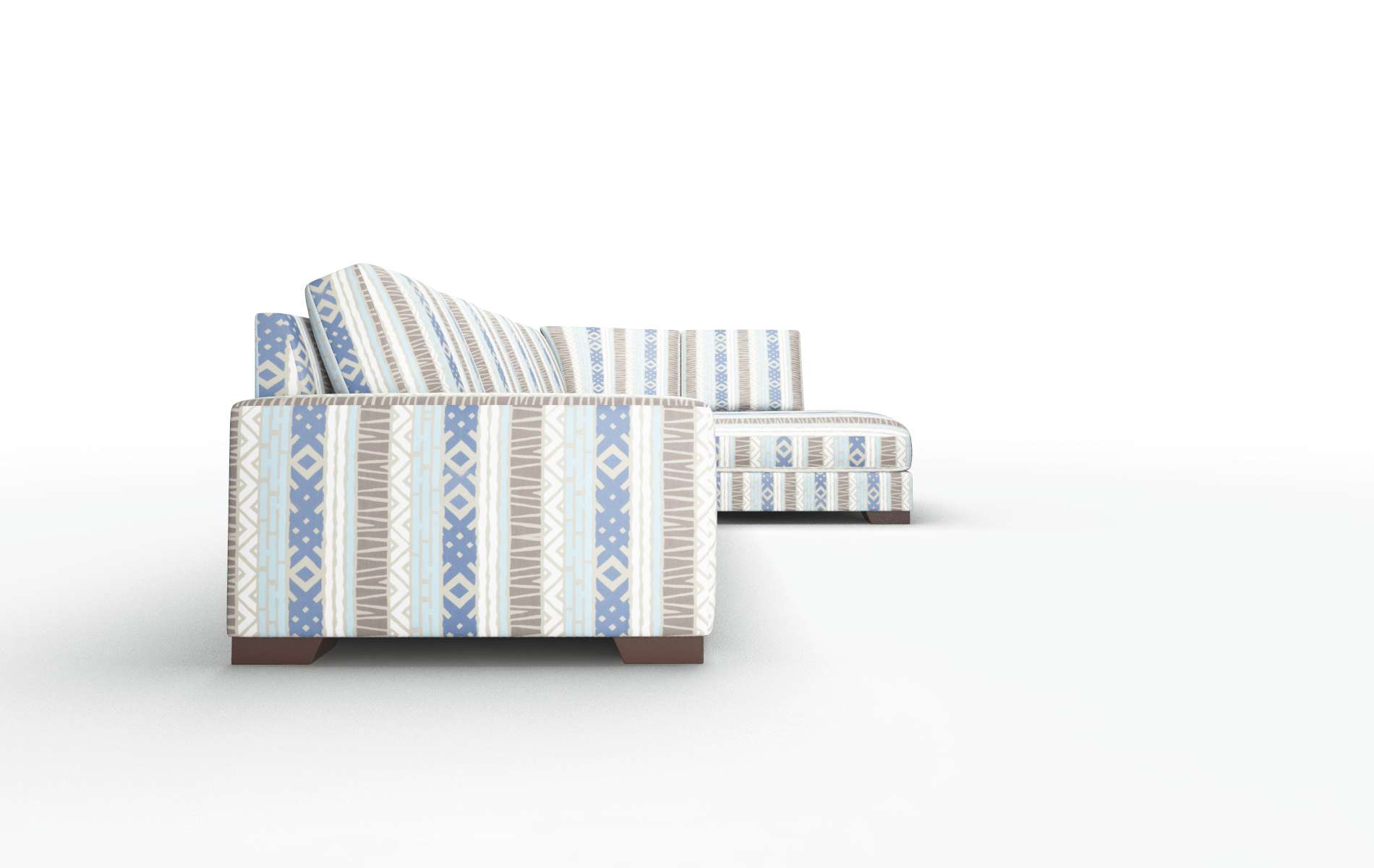 London Bodhi Indigo Panel espresso legs 3