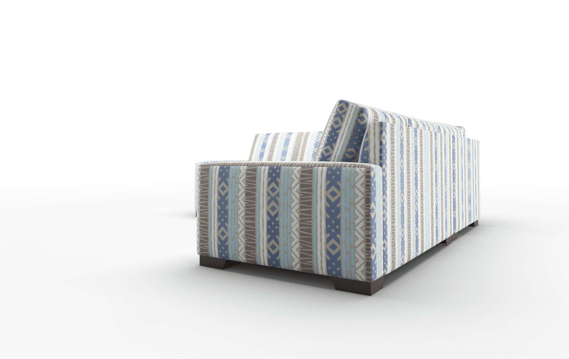 London Bodhi Indigo Sectional espresso legs 4