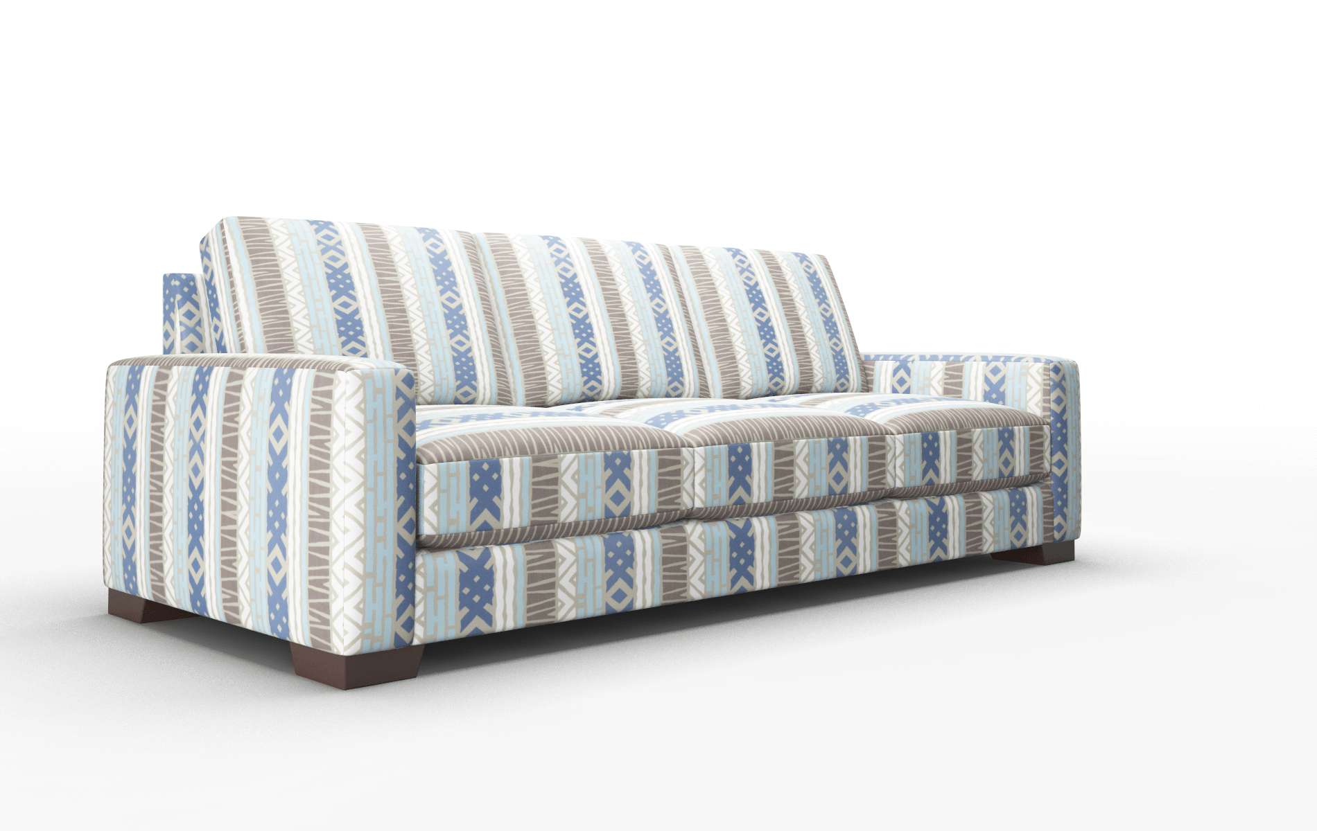 London Bodhi Indigo Sofa espresso legs 2