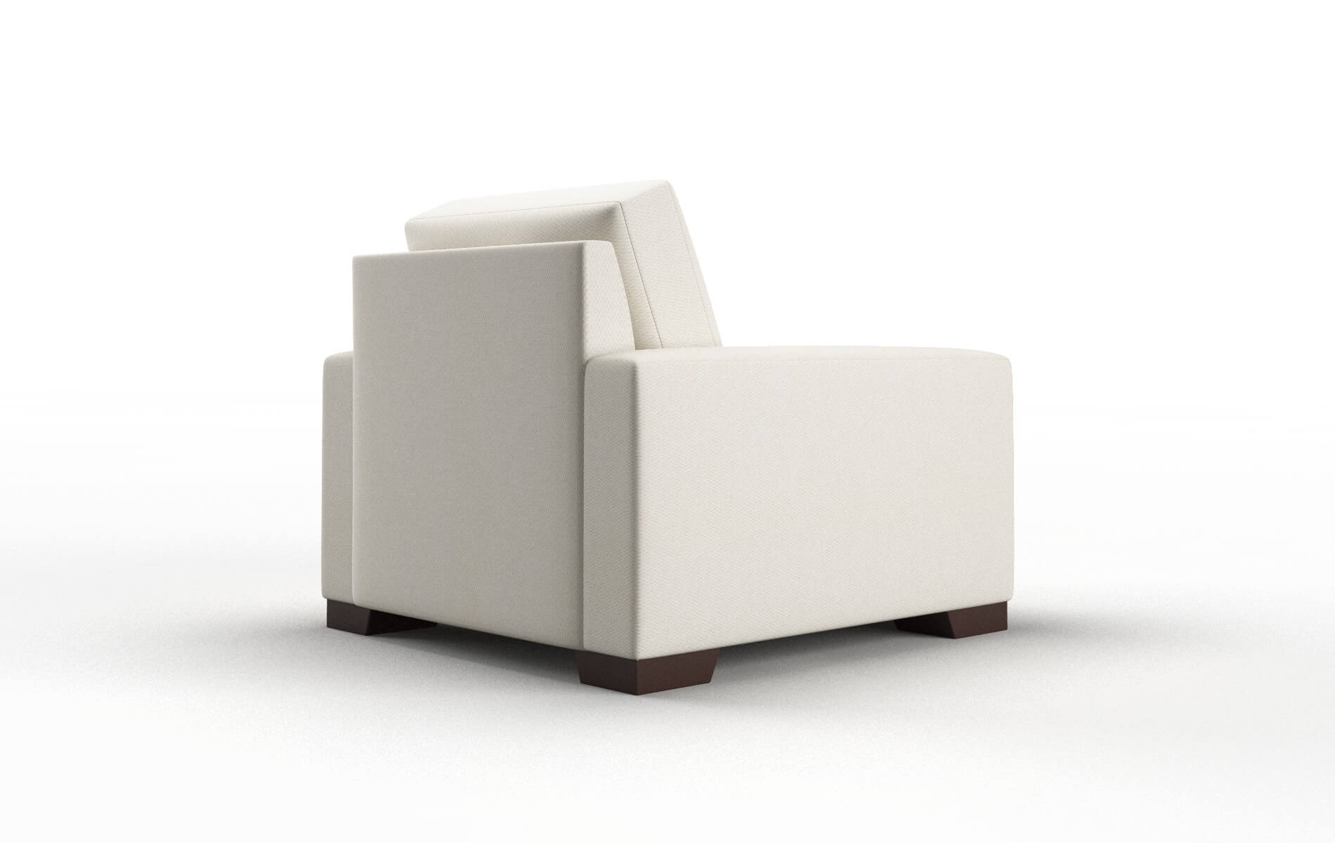 London Bungalow Ivory Chair espresso legs 5