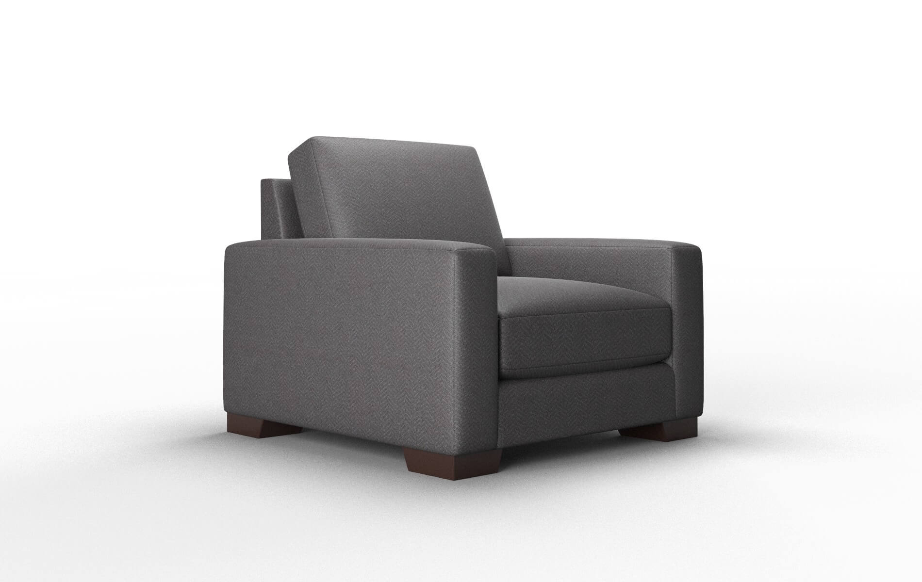 London Catalina Charcoal Chair espresso legs 2
