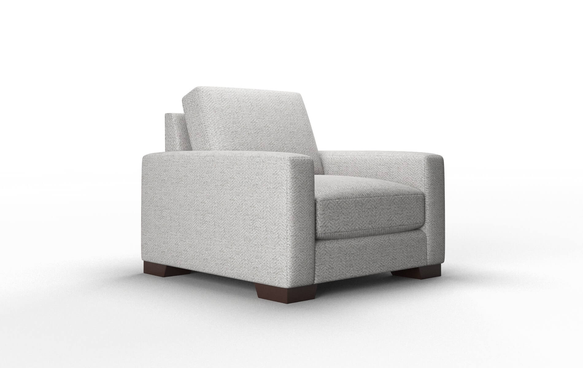 London Catalina Silver Chair espresso legs 2