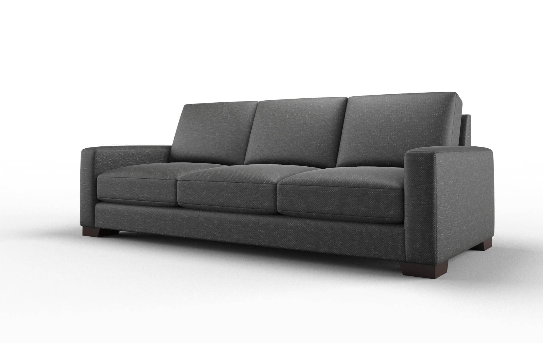 London Chance Denim Sofa espresso legs 4