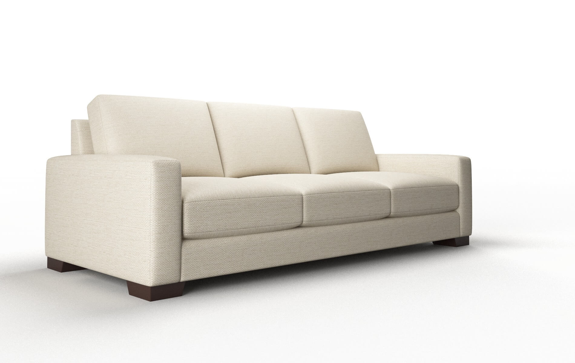 London Chance Sand Sofa espresso legs 2