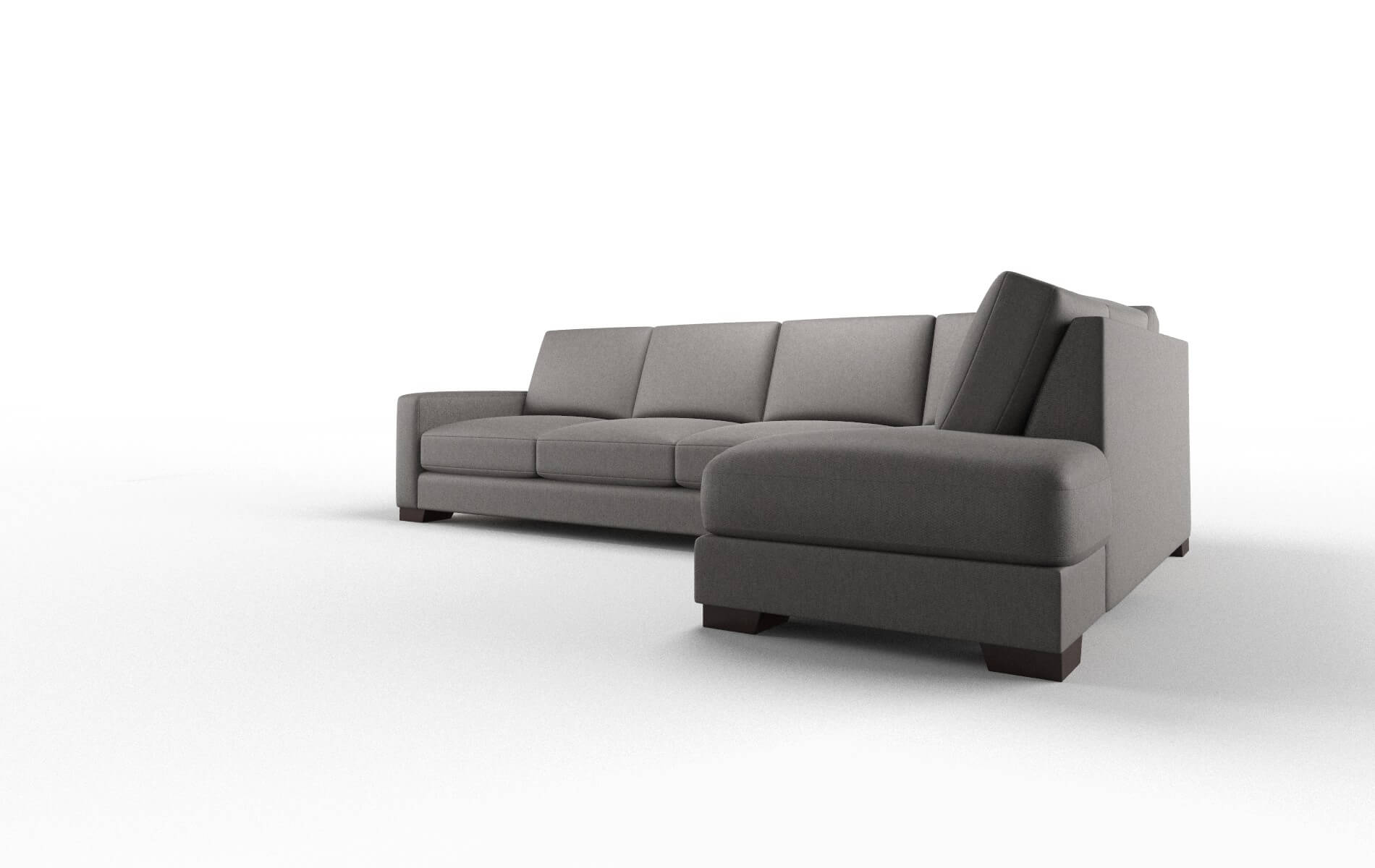 London Cosmo Charcoal Panel espresso legs 4