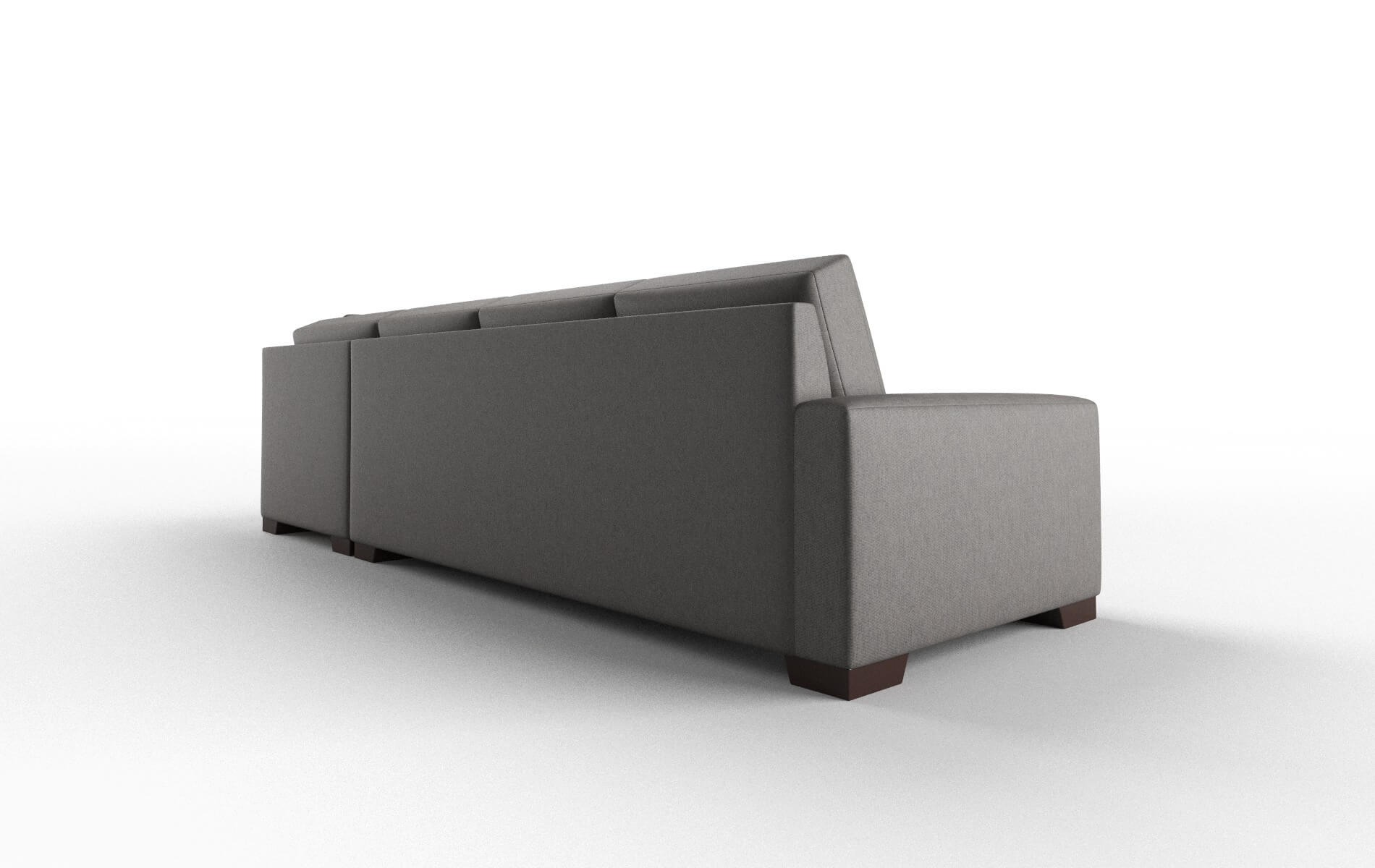 London Cosmo Charcoal Panel espresso legs 5