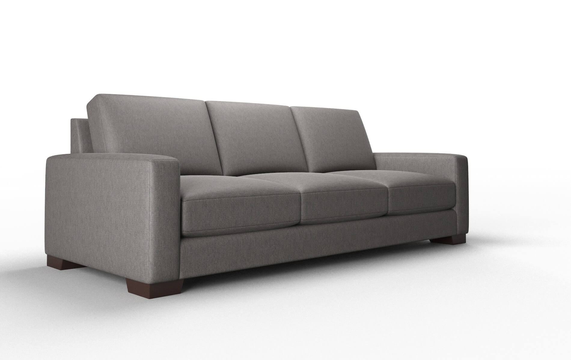 London Cosmo Charcoal Sofa espresso legs 2