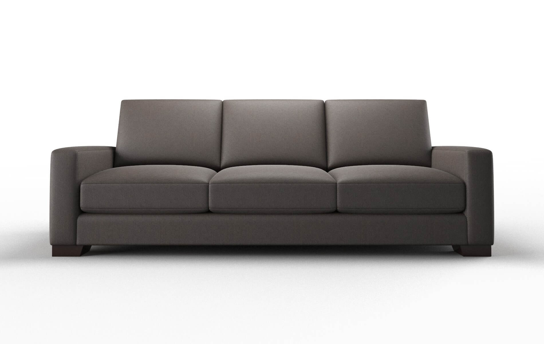 London Cosmo Chocolate Sofa espresso legs 1