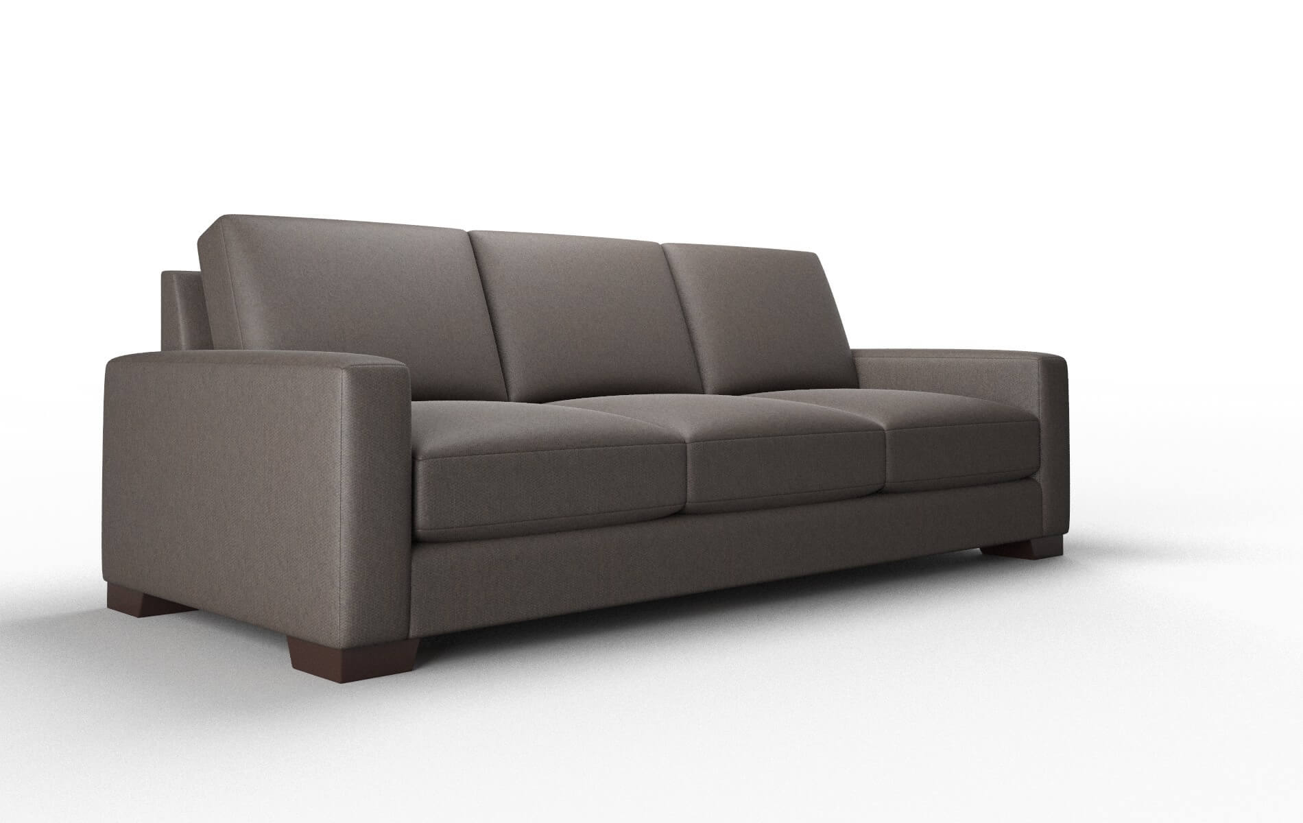London Cosmo Chocolate Sofa espresso legs 2