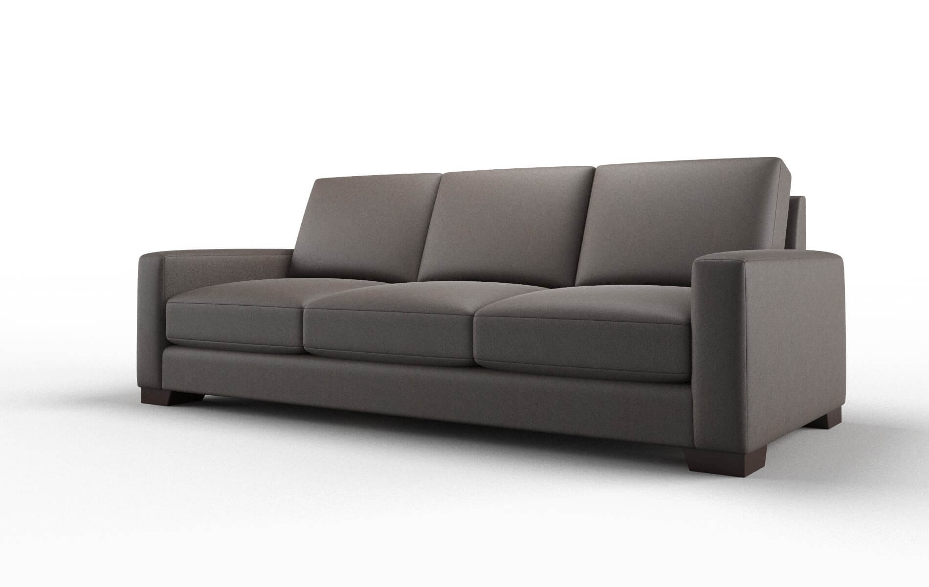 London Cosmo Chocolate Sofa espresso legs 4