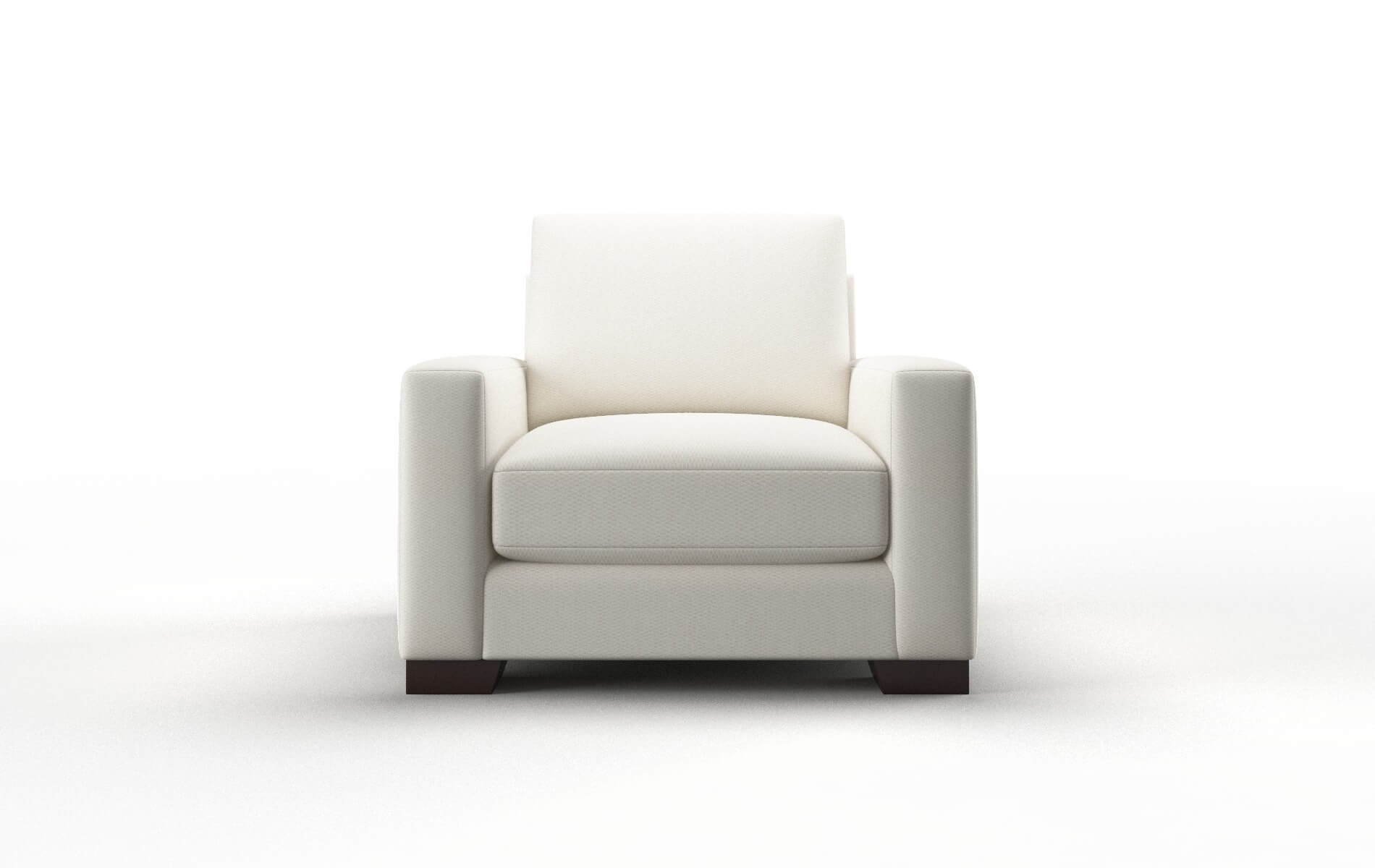 London Cosmo ivory Chair Espresso Legs  1