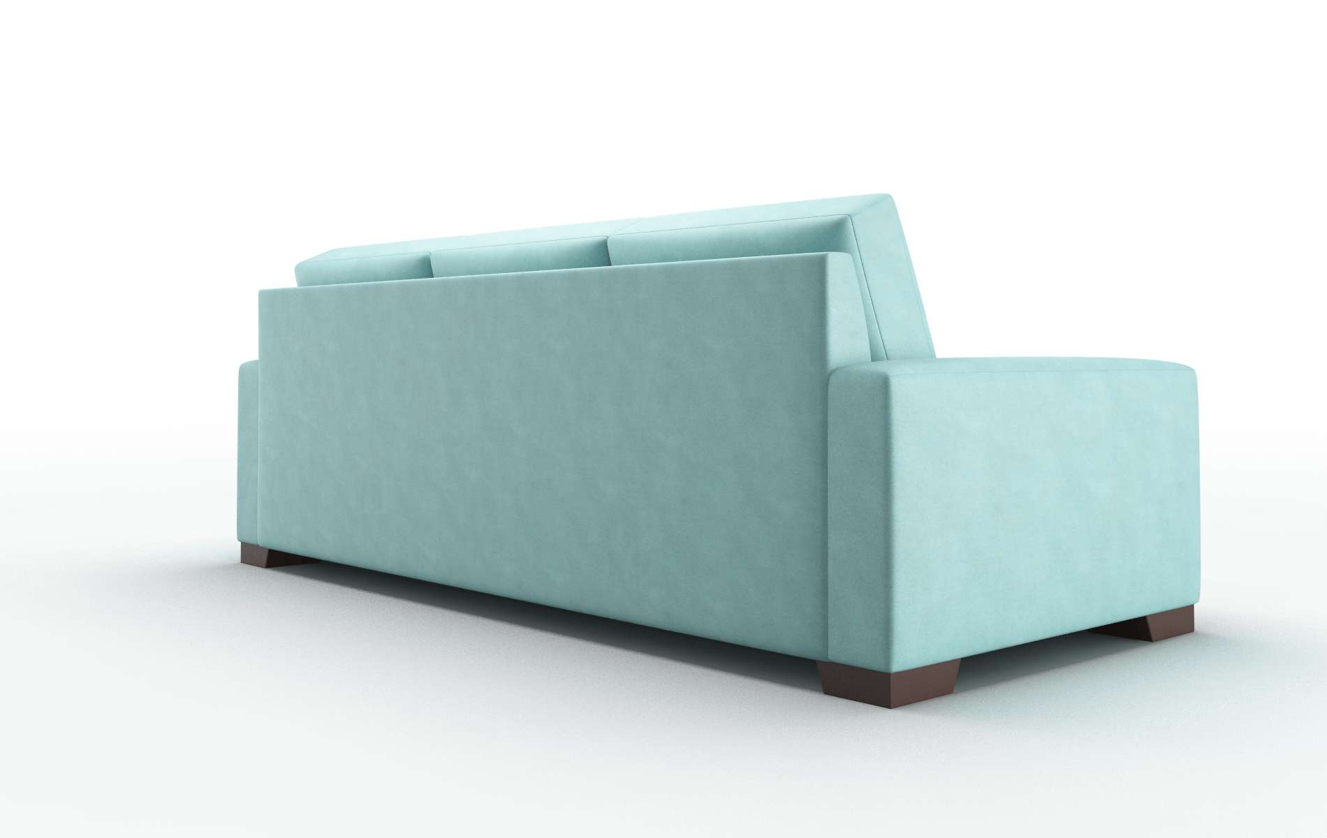 London Curious Turquoise Sofa espresso legs 5