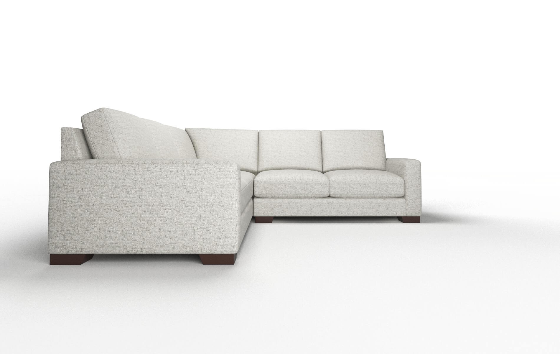 London Derby Ash Sectional espresso legs 2