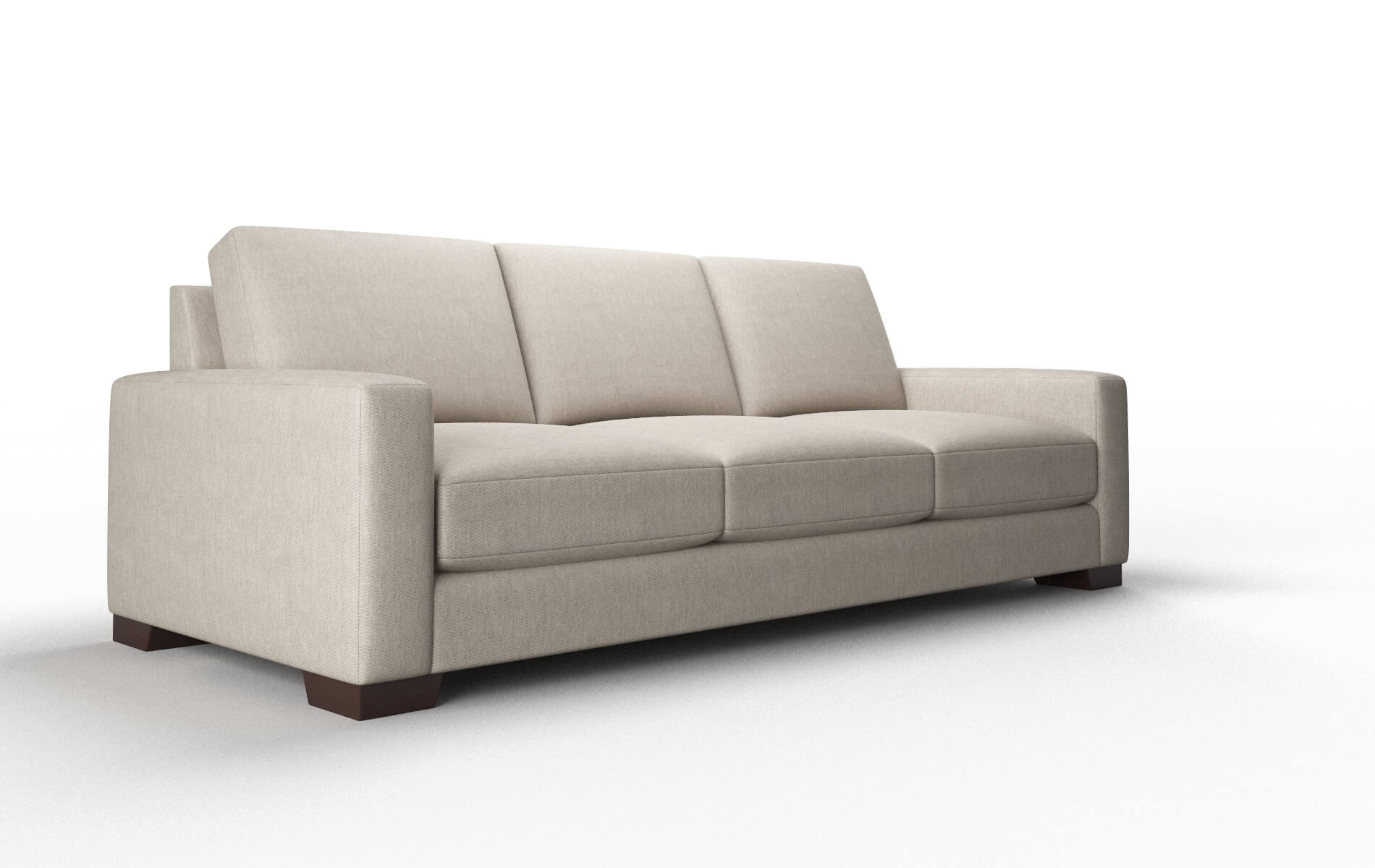London Derby Linen Sofa espresso legs 2