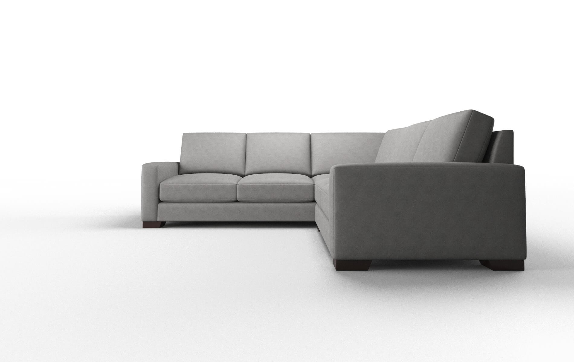 London Dream_d Charcoal Sectional espresso legs 5