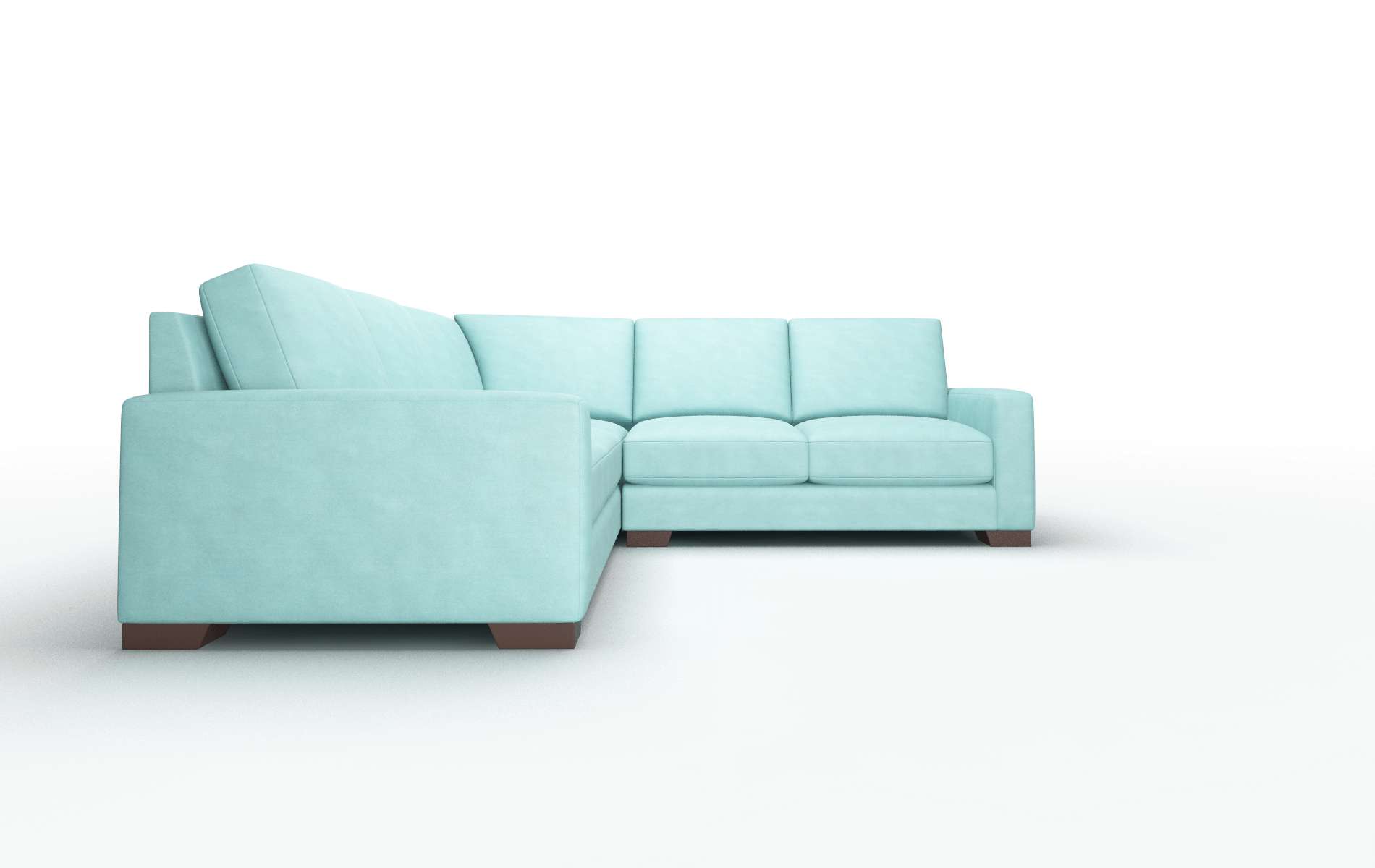 London Dream_d French_blue Sectional espresso legs 2