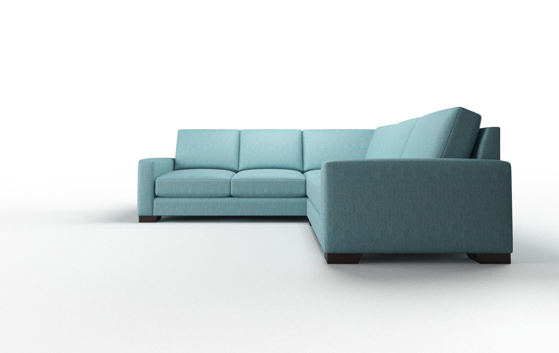 London Dream_d Peacock Sectional espresso legs 5