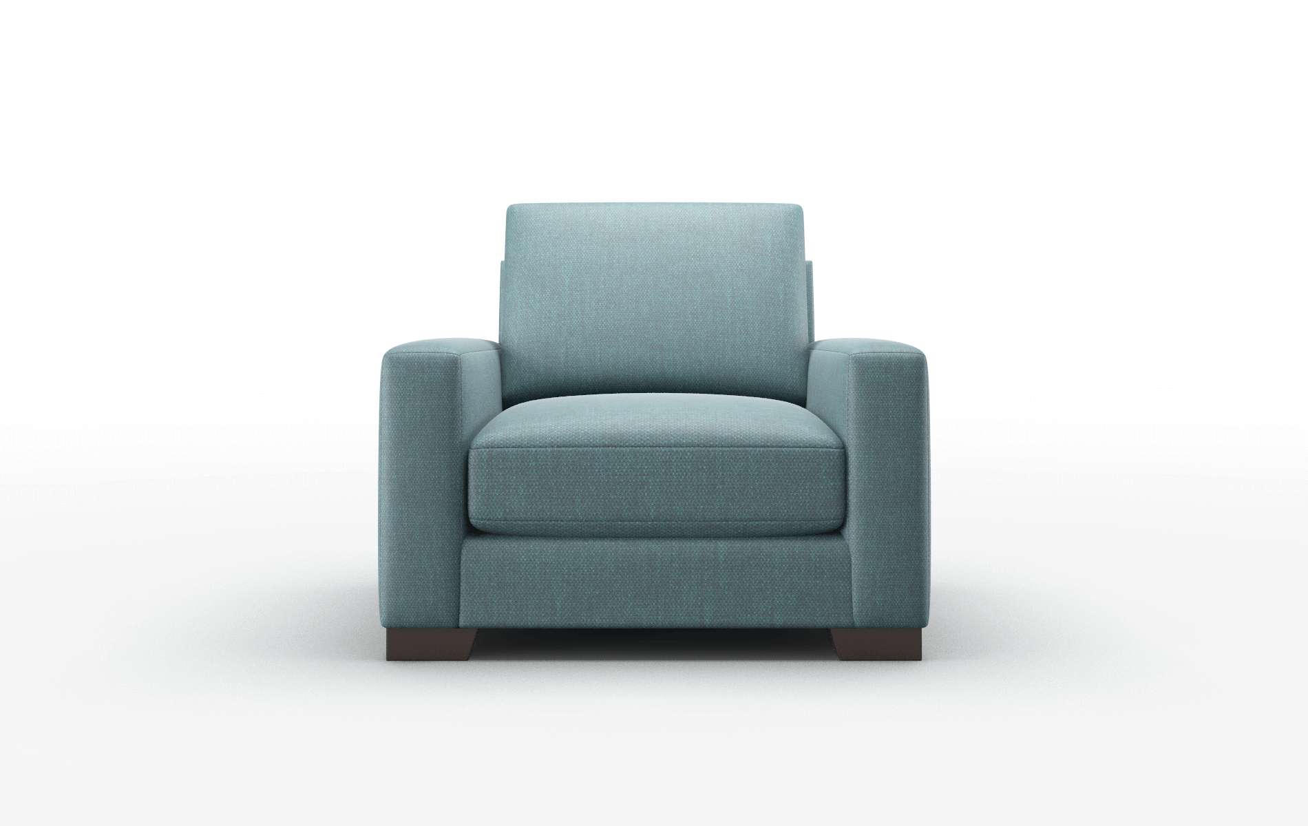 London Elliot Teal Chair espresso legs 1