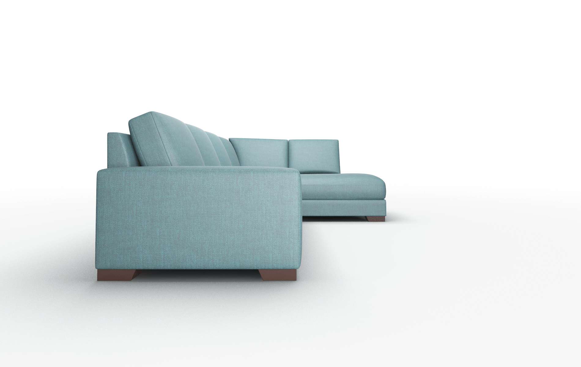 London Elliot Teal Panel espresso legs 3