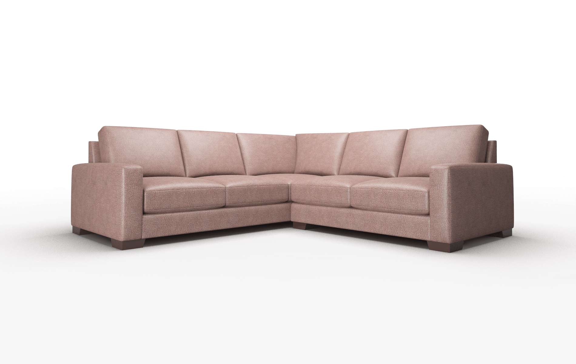 London Ford Brown Sectional espresso legs 1