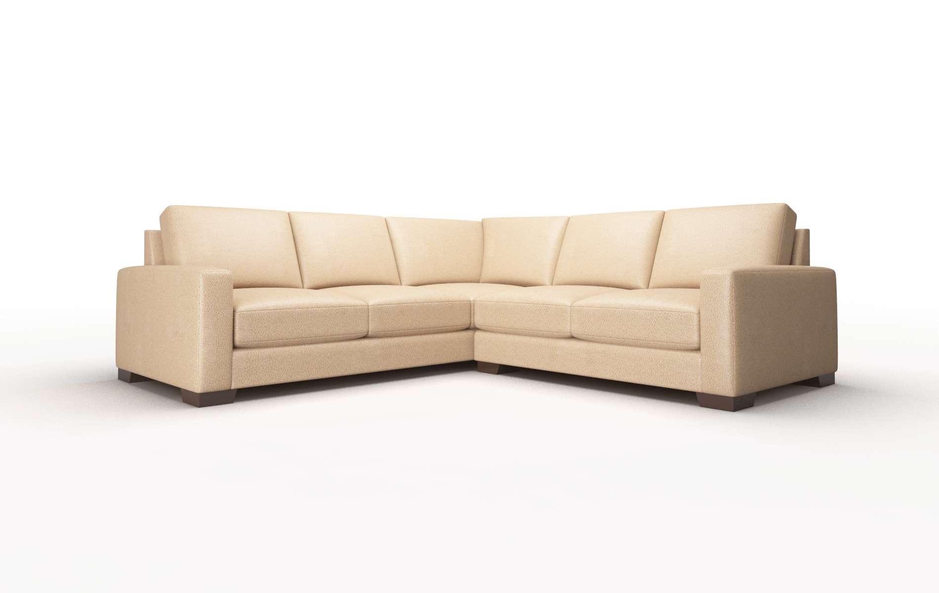 London Ford Dune Sectional espresso legs 1