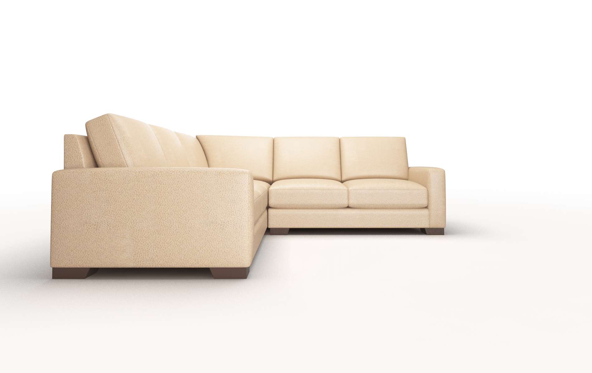 London Ford Dune Sectional espresso legs 2