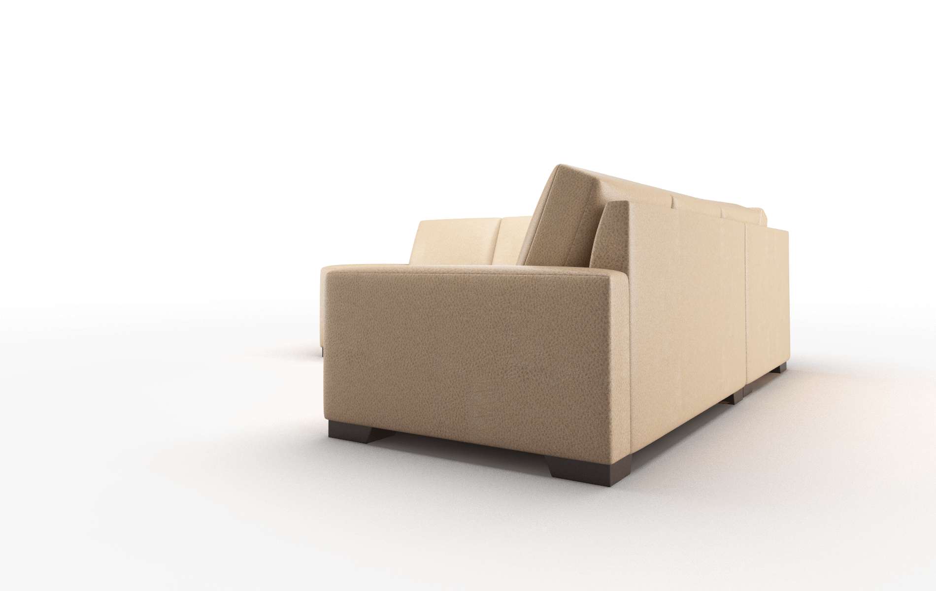 London Ford Dune Sectional espresso legs 4